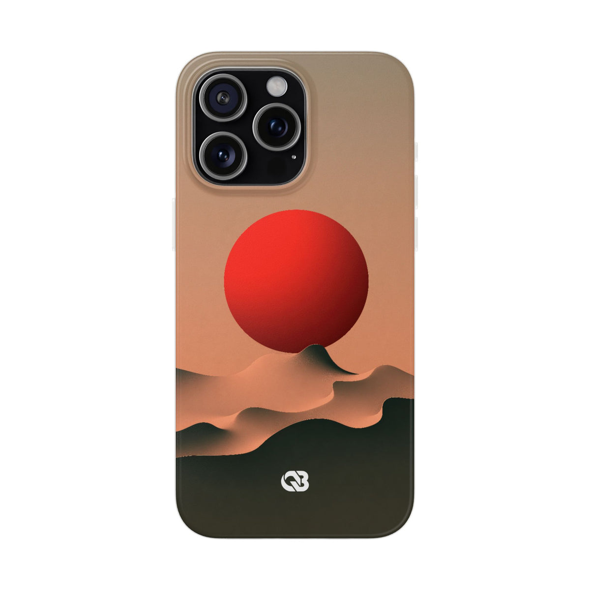 Crimson Sol Ridge · Lite Phone Case for iPhone · Red