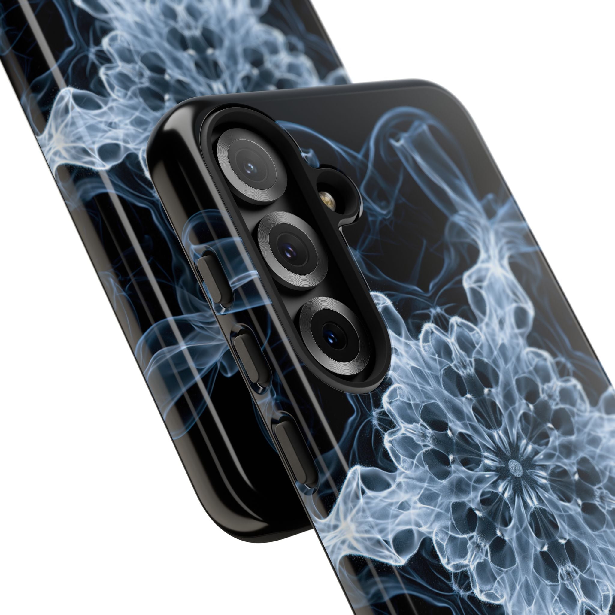 Blue Tough Phone Case for Samsung - Glacial Smoke Crown