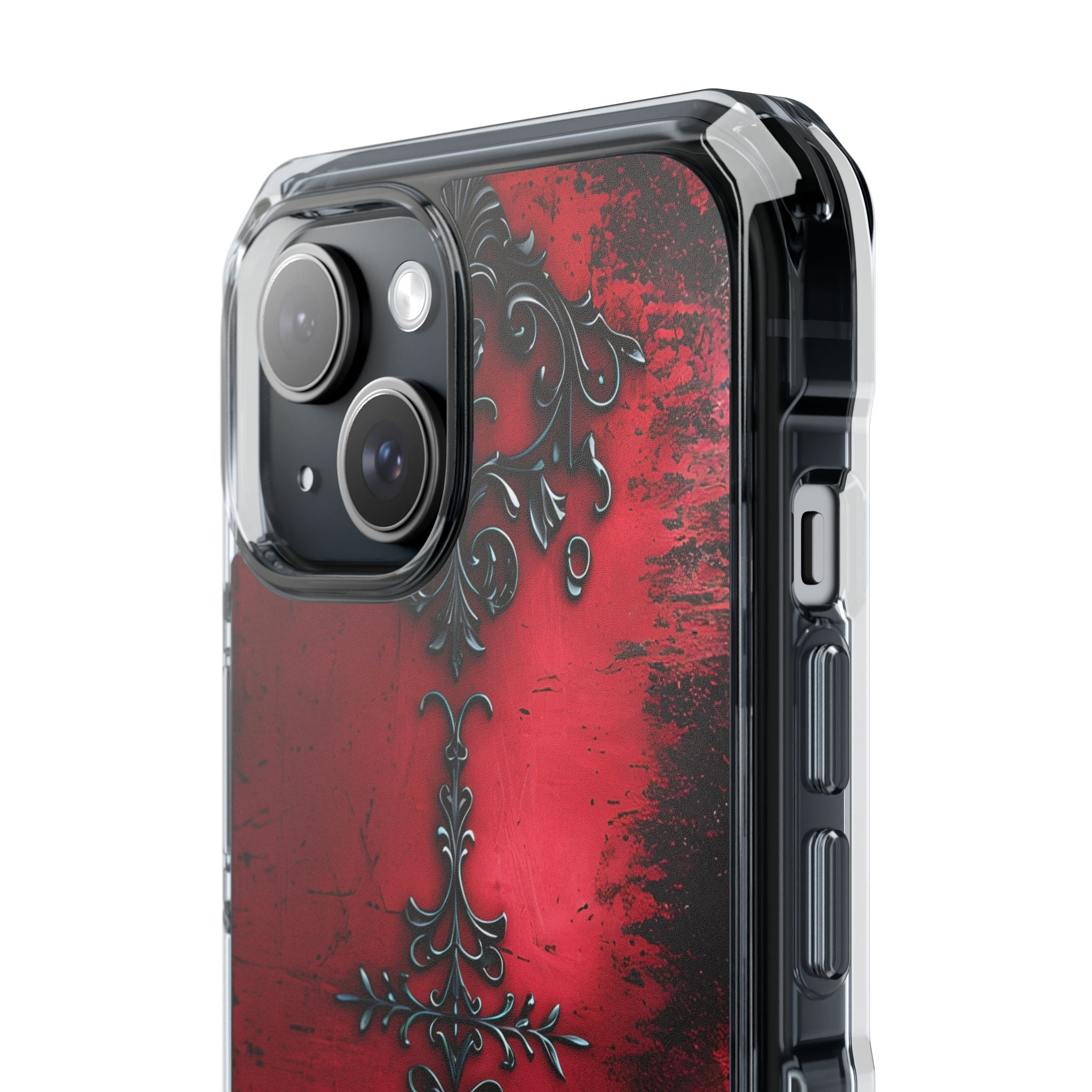 Crimson Gothic Filigree · Impact Phone Case for iPhone · Magsafe