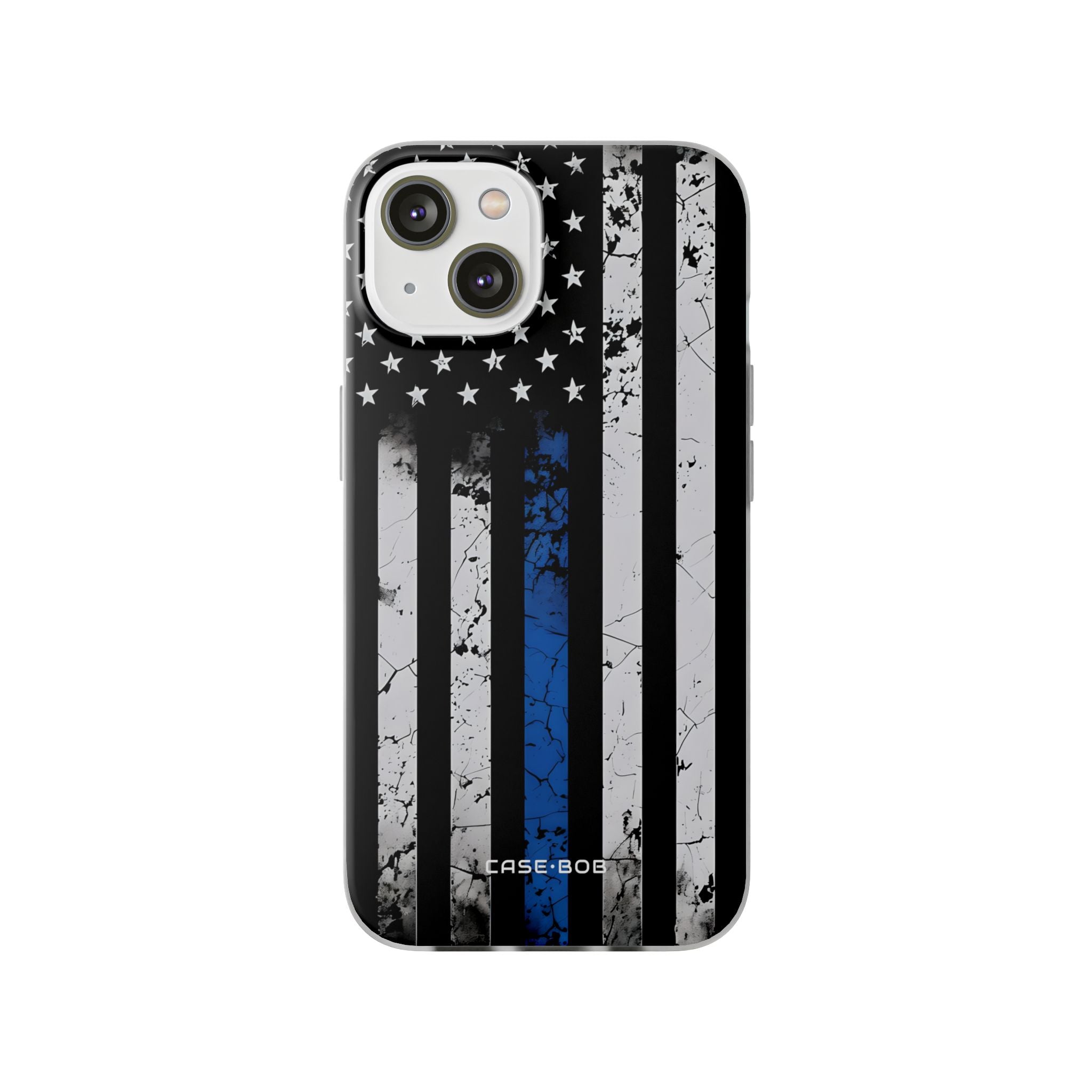 Blue Stripe Flag iPhone 14 Case - Soft