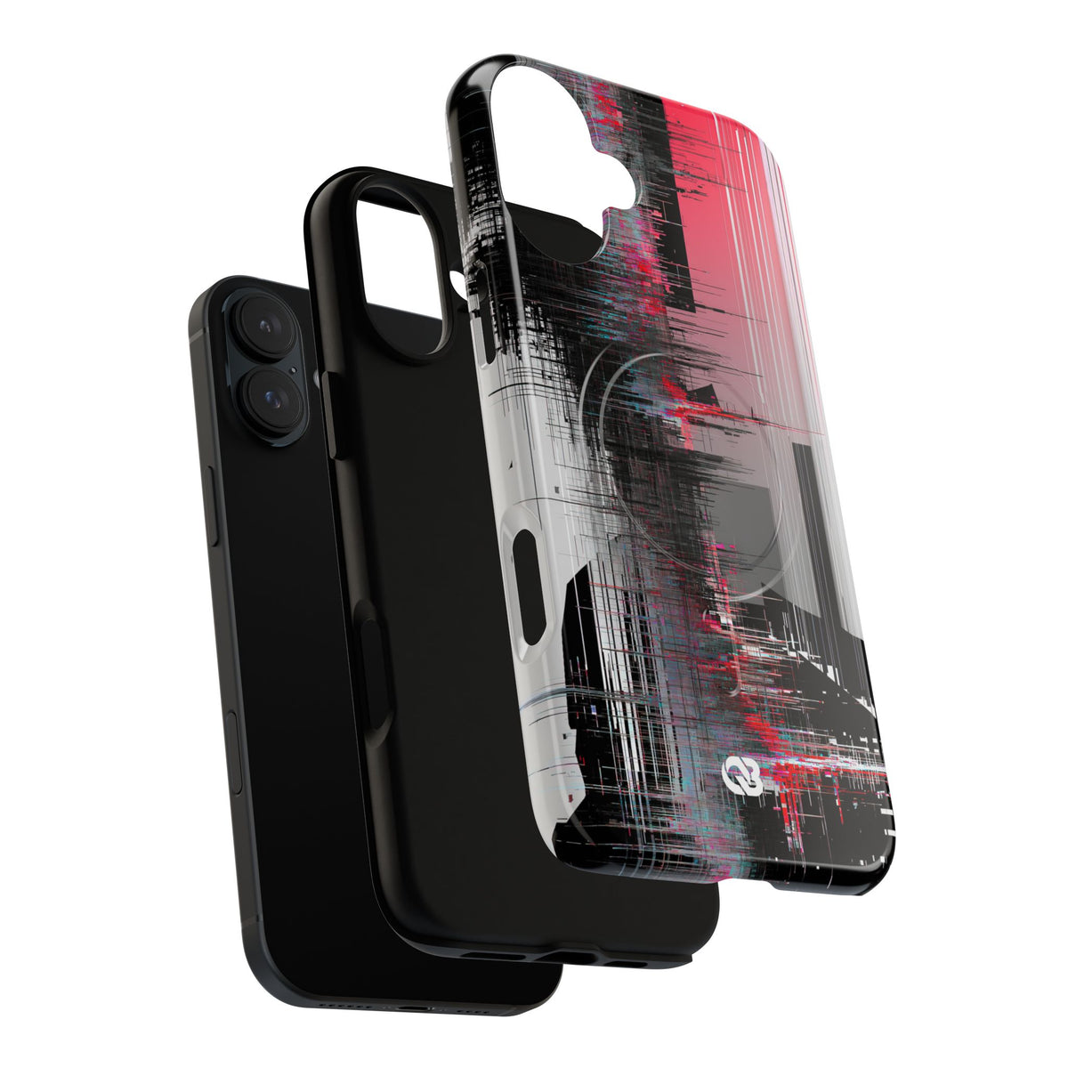 Orbital Telemetry Drift · Tough 2.0 Magnetic Phone Case for iPhone · Black