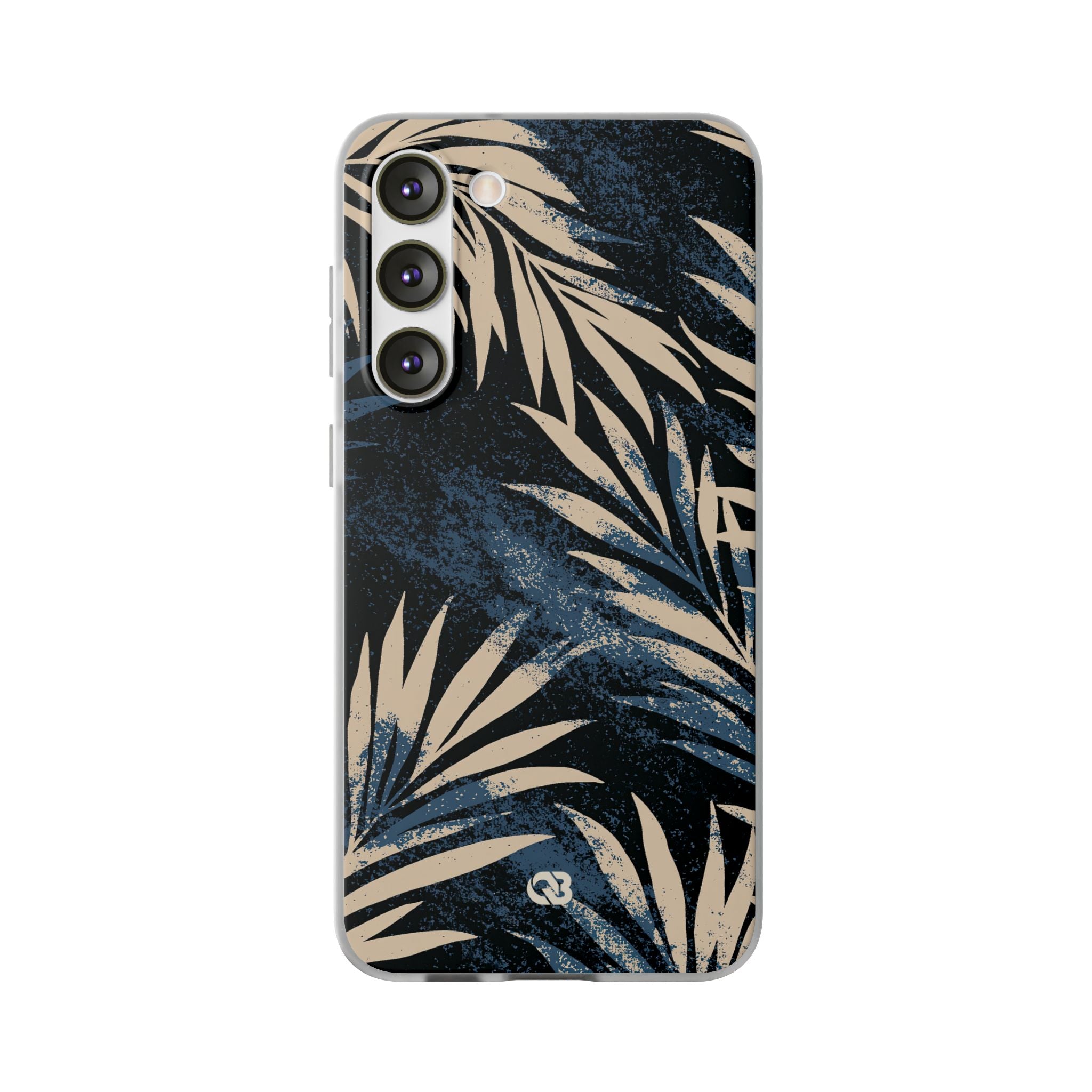 Blue Lite Phone Case for Samsung - Midnight Indigo Palm