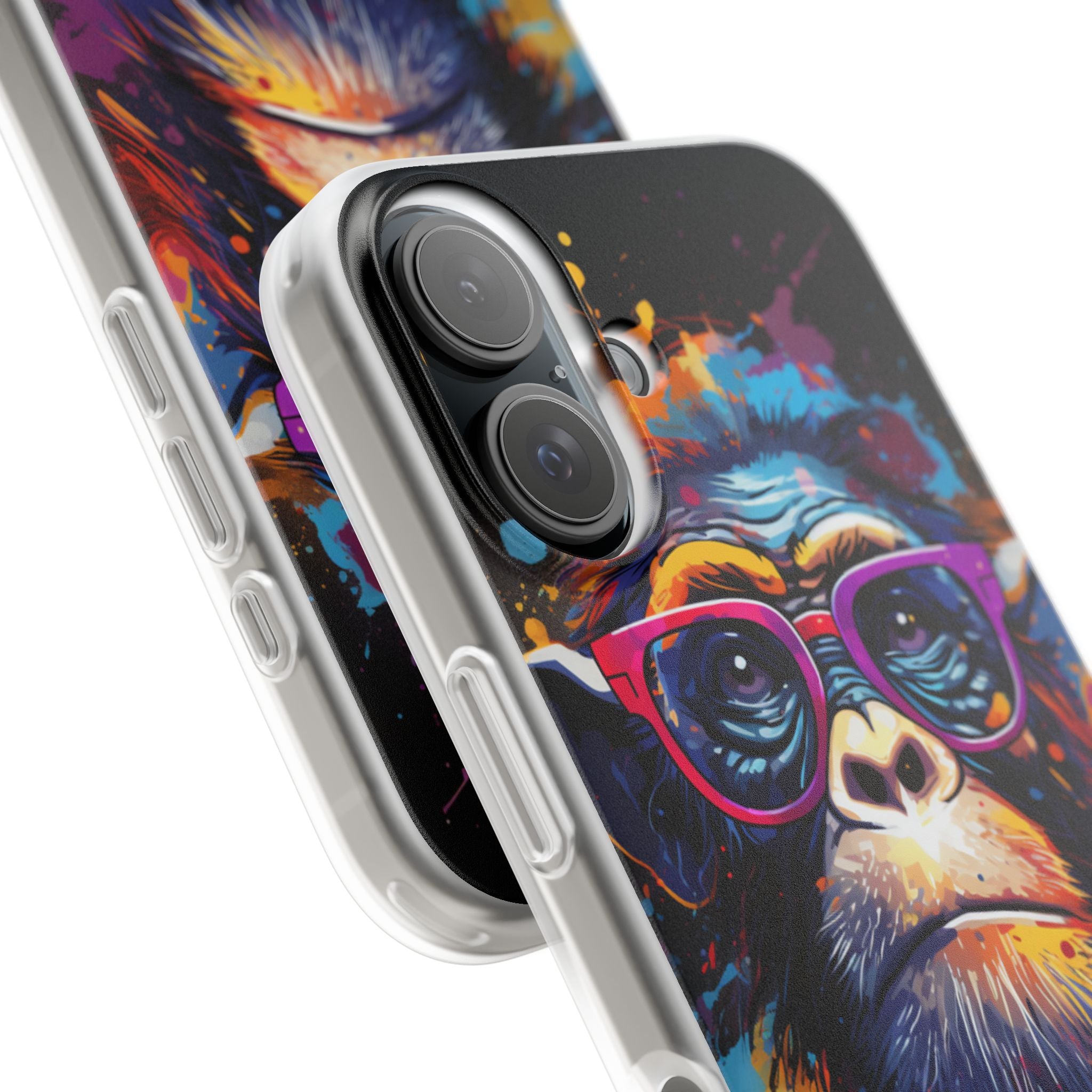 Neon Splatter Primate · Soft