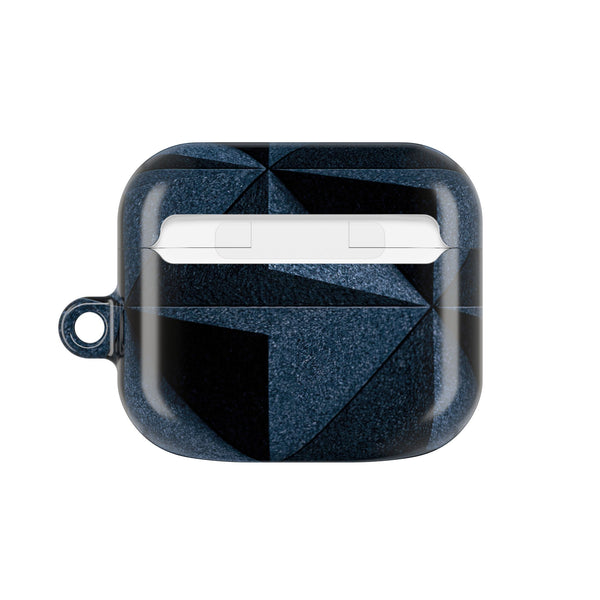 Faceted Slate · Hard Case for AirPods & AirPods Pro · Blue