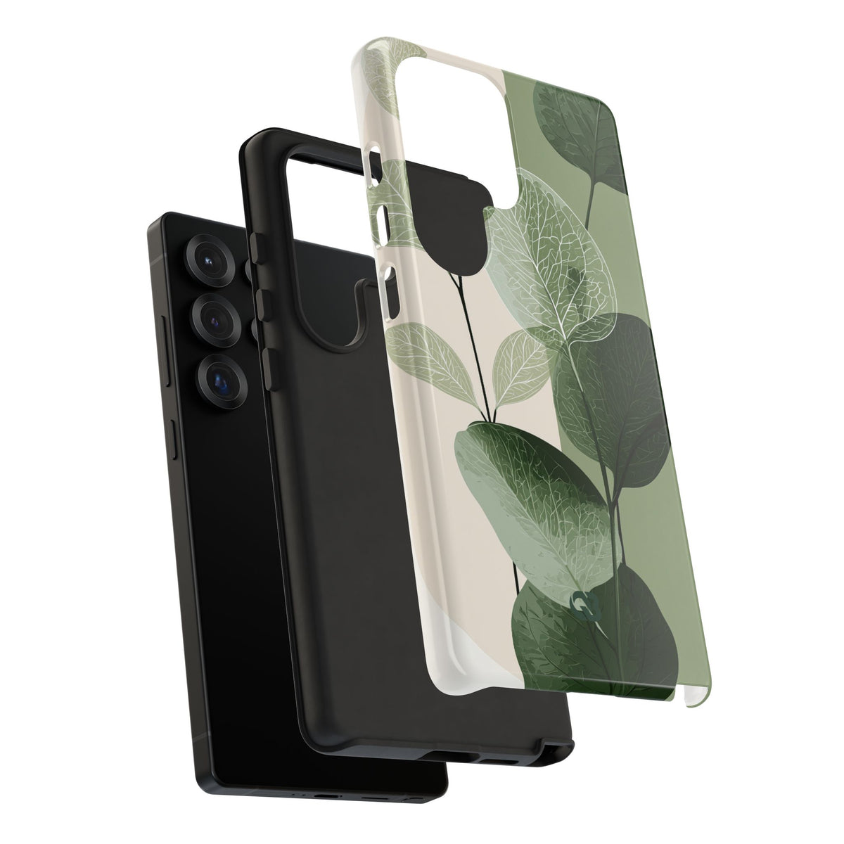 Layered Eucalyptus Study · Tough Phone Case for Samsung · Green
