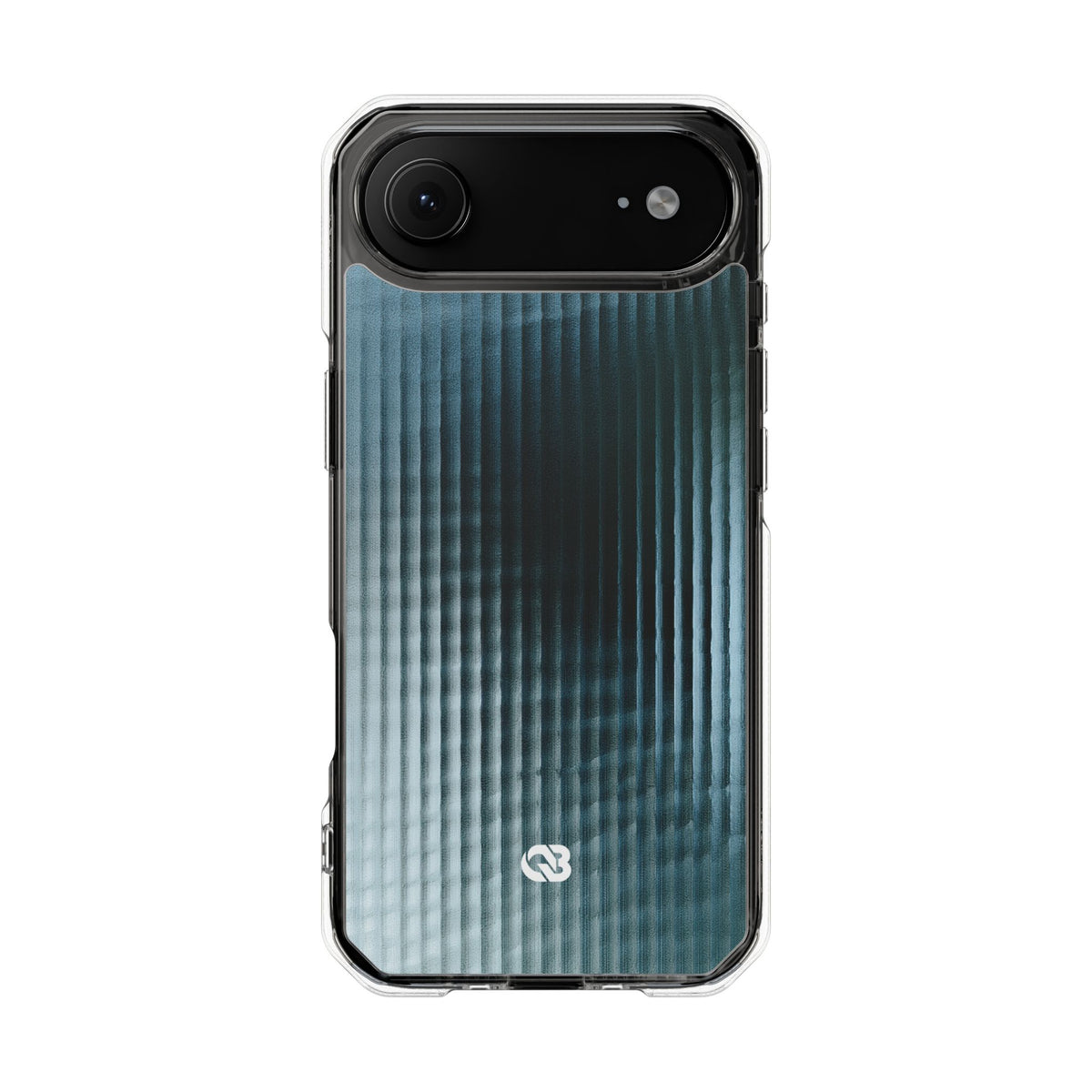 Blue Impact MagSafe Phone Case for iPhone - Glacial Reeded Glass