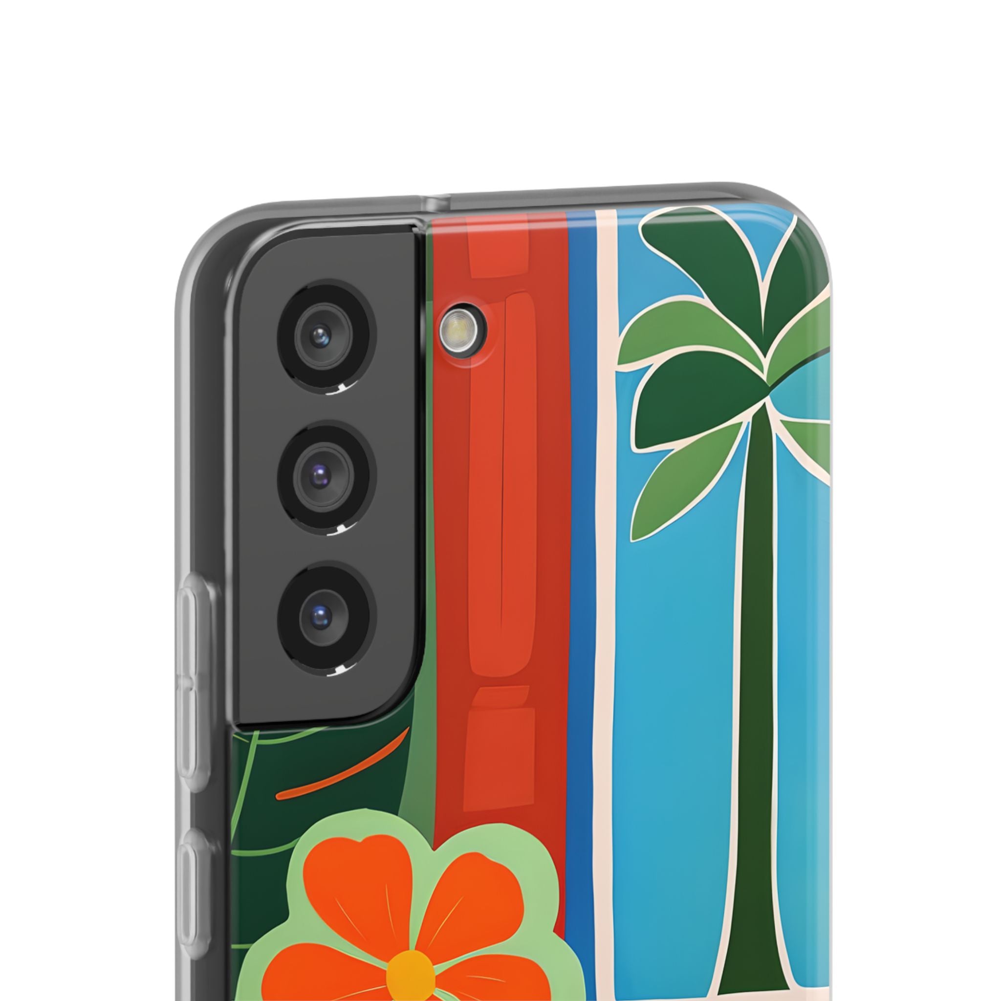 Vivid Jungle Collage · Soft Phone Case for Samsung