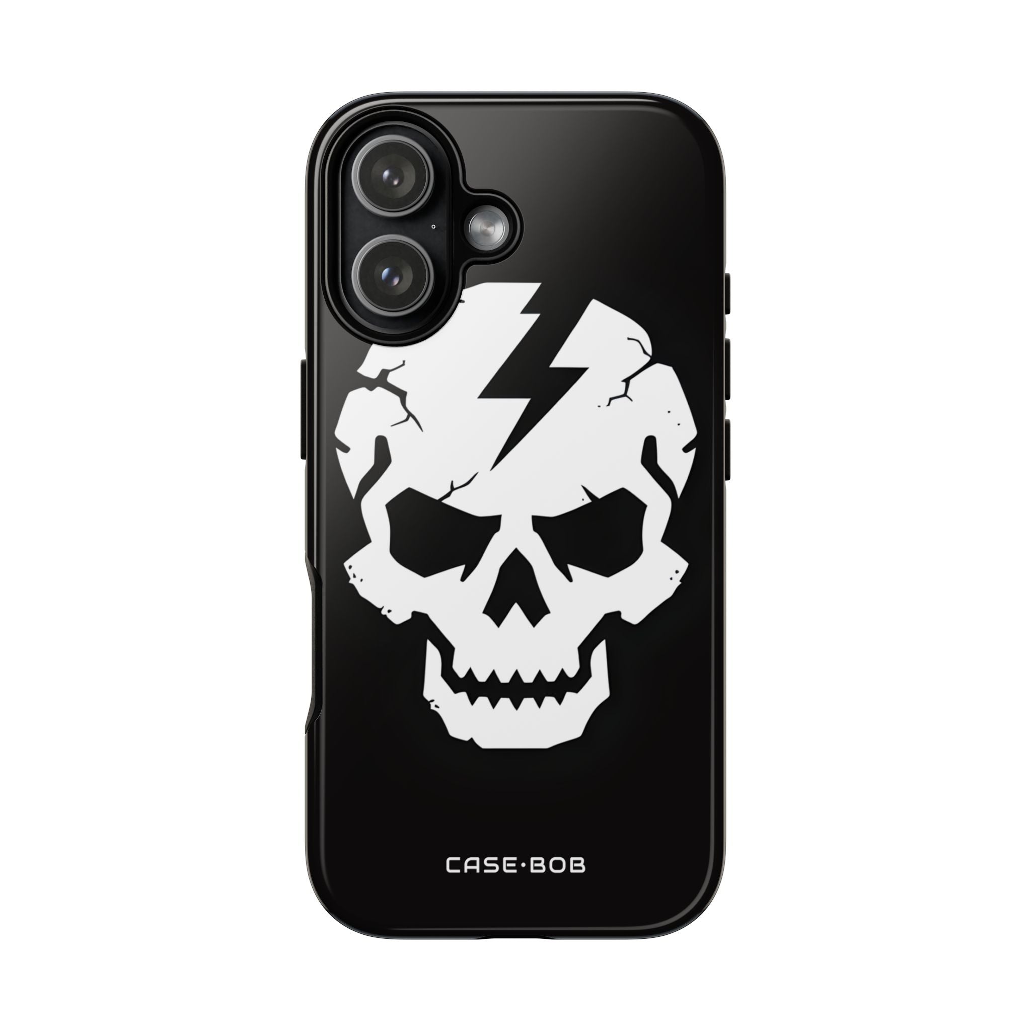 Lightning Skull iPhone 17 Case - Tough - CASE•BOB
