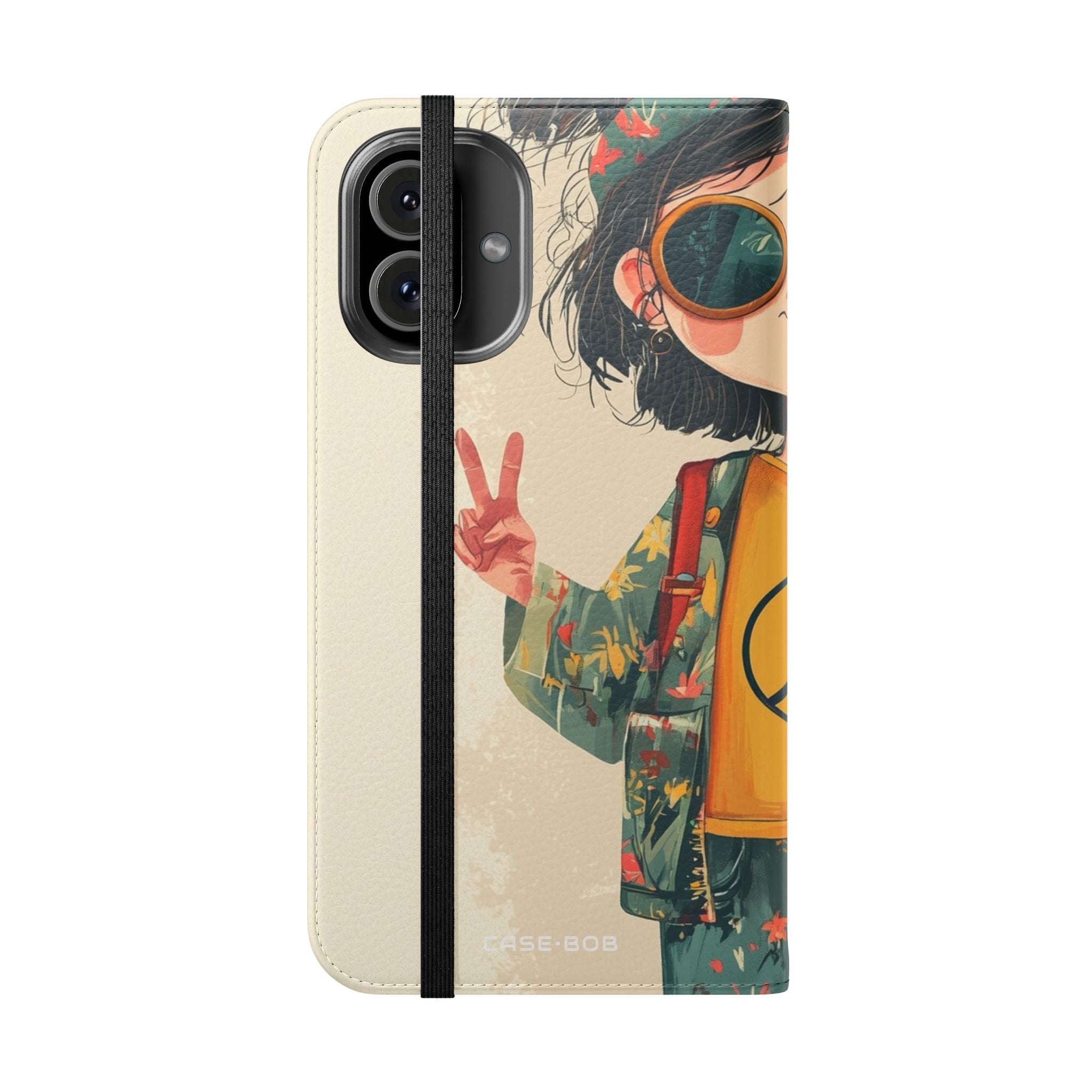 Peace Pigtails - iPhone 16 Plus Case - Wallet