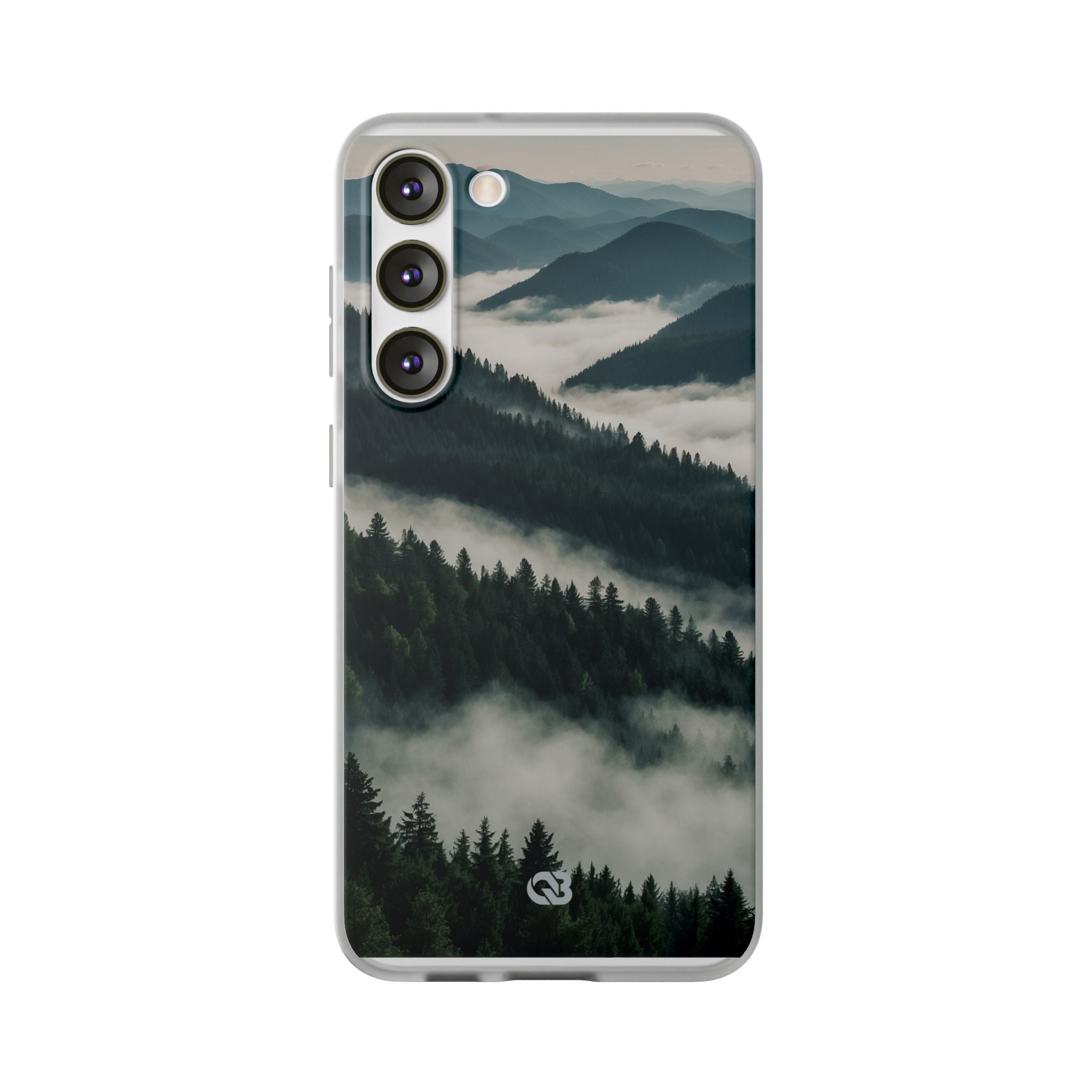 Misty Pine Peaks · Soft Phone Case for Samsung
