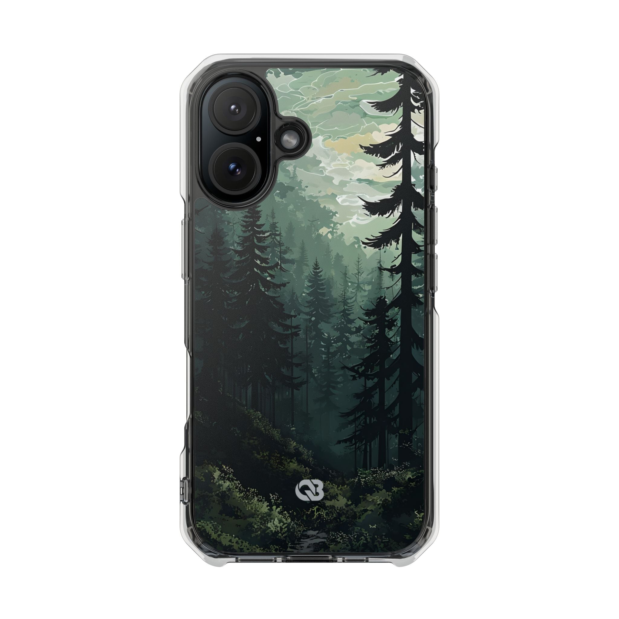 Misty Pine Shadow · Impact Phone Case for iPhone · Magsafe