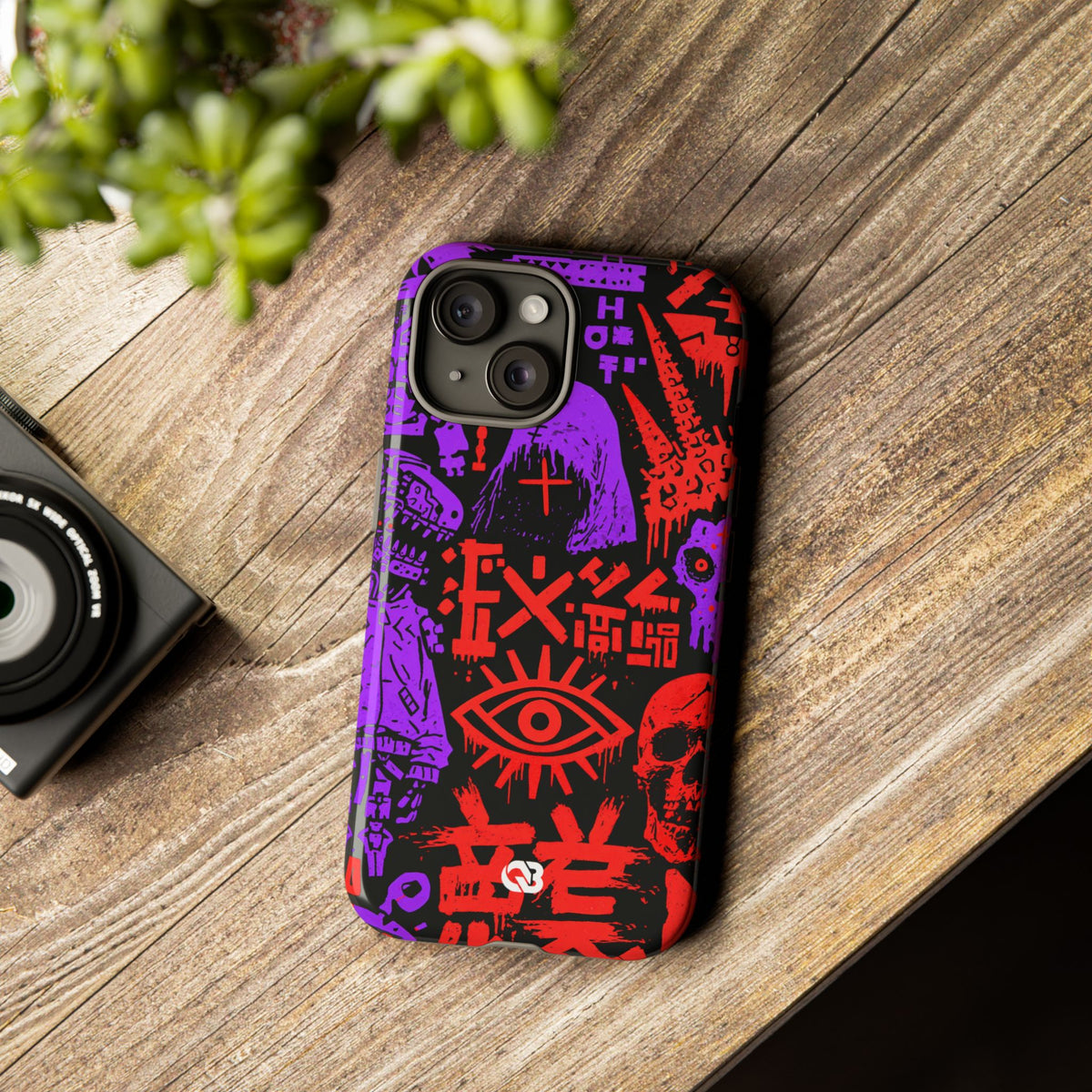 Underground Cyber Glyphs · Tough Phone Case for iPhone · Black