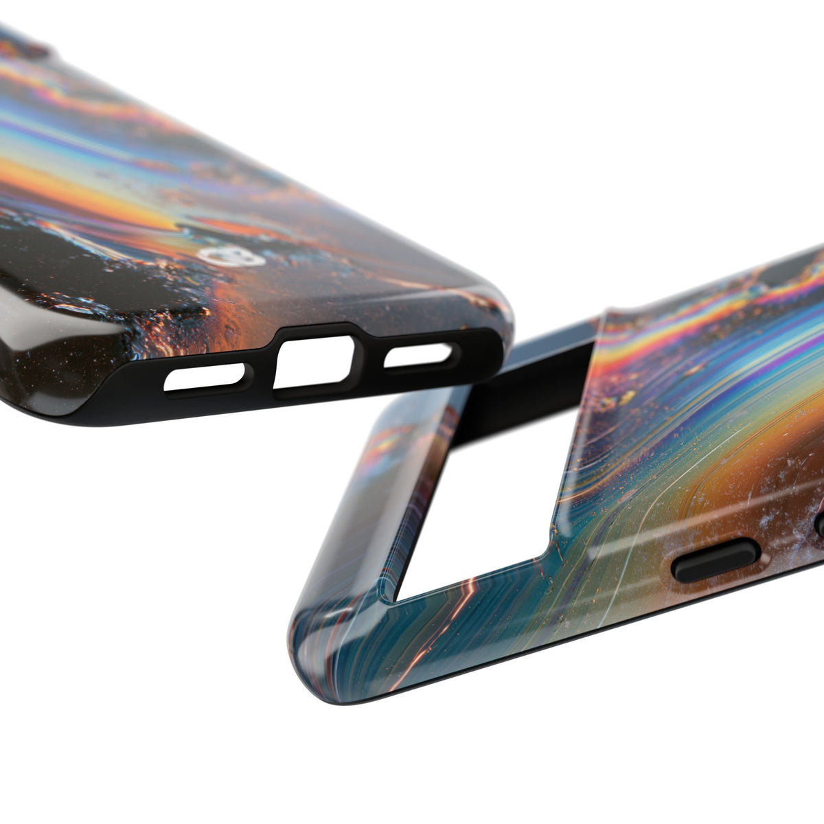 Prismatic Aura Flow · Tough Phone Case for Pixel · Blue