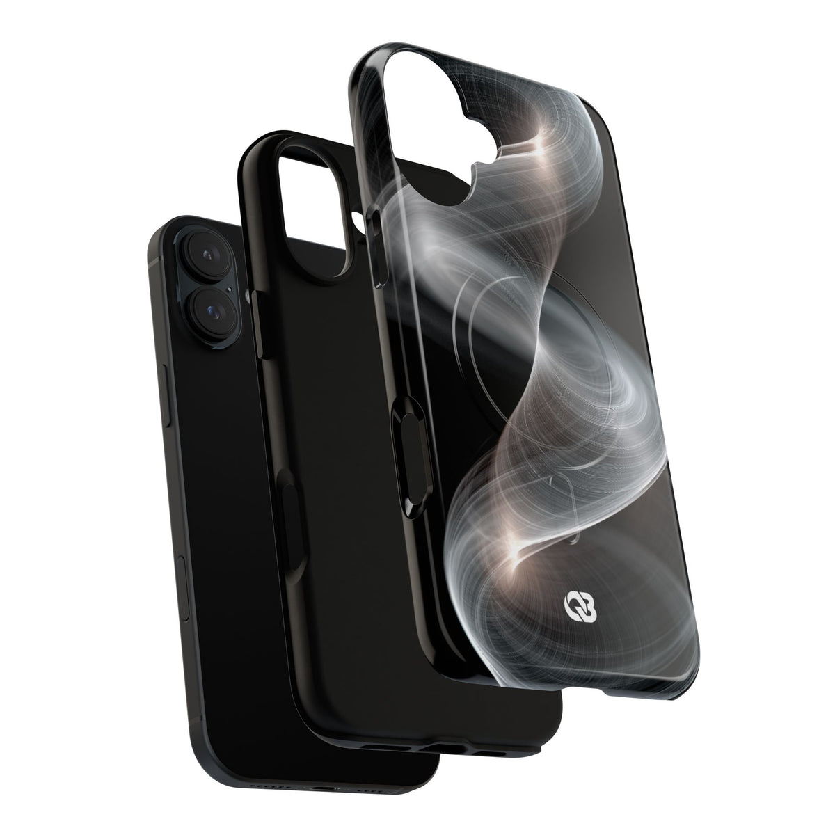 Luminous Vortex · Tough 2.0 Magnetic Phone Case for iPhone · Black