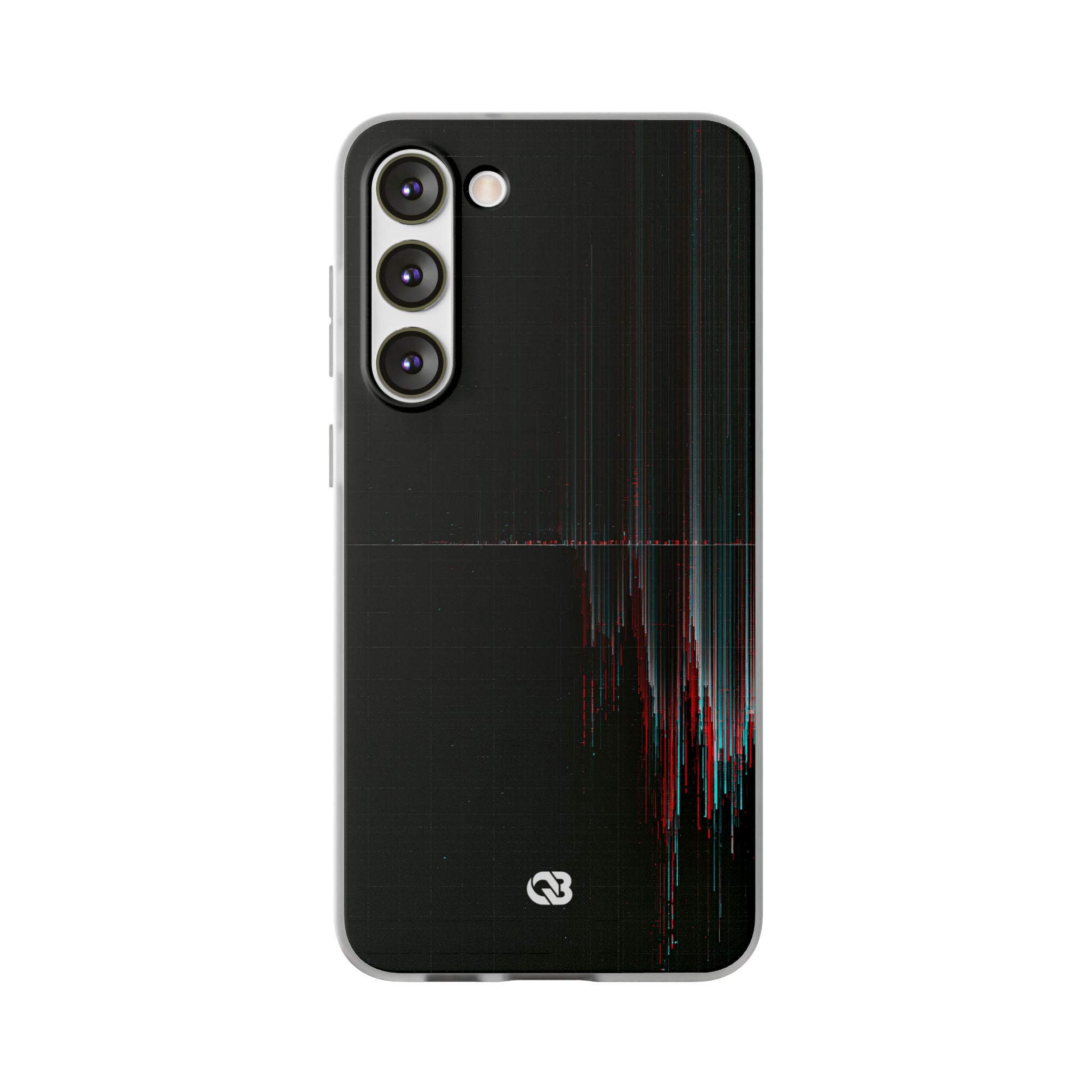 Black Lite Phone Case for Samsung - Corrupted Data Stream