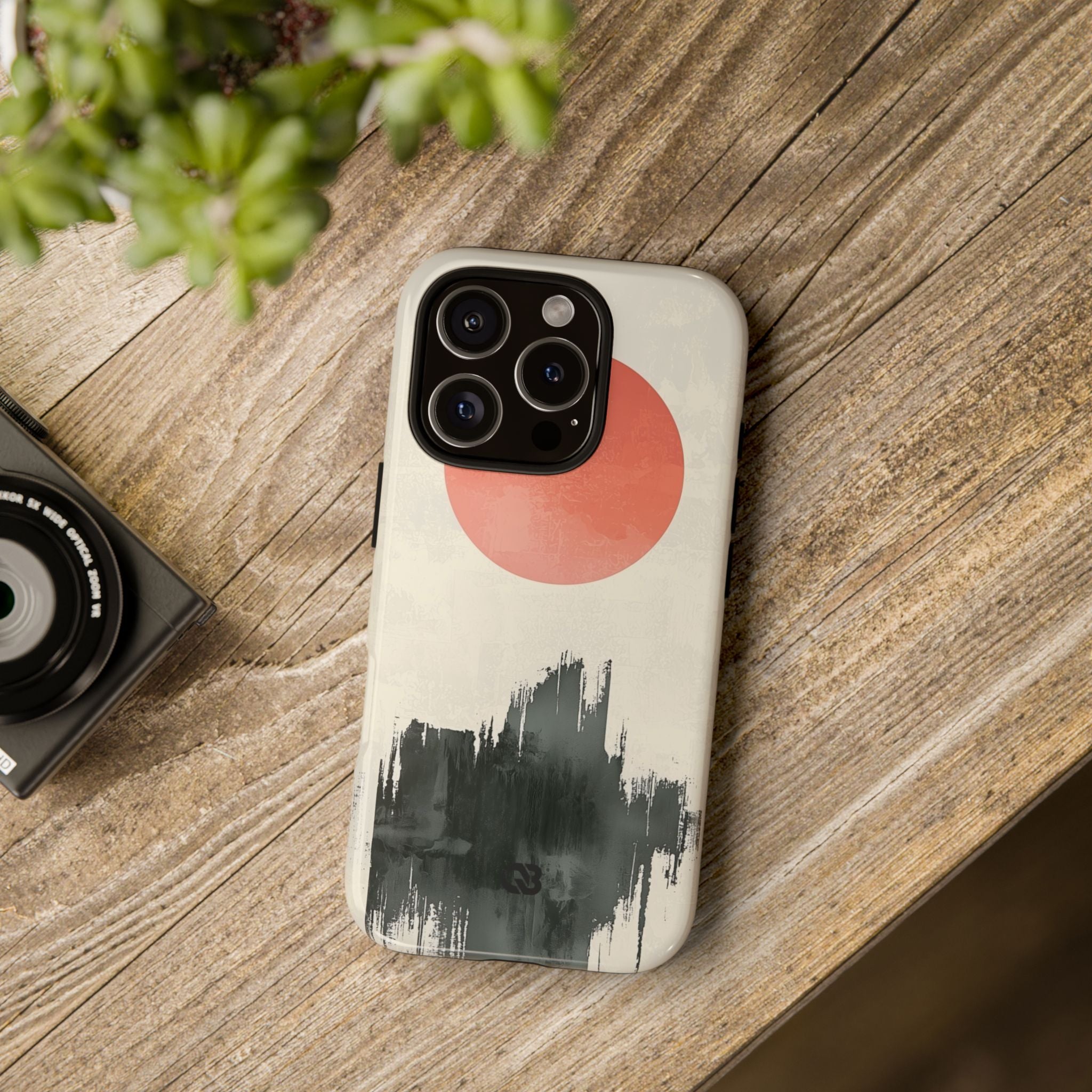 Crimson Sun Strokes · Coque de téléphone Tough pour iPhone