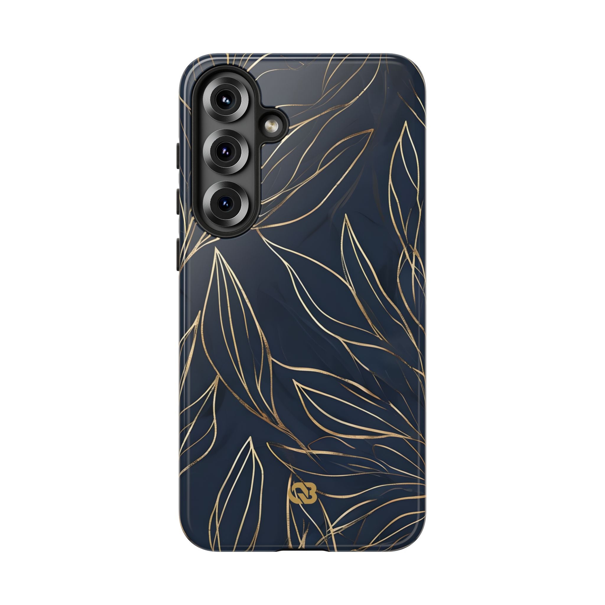 Gilded Navy Foliage · Tough Etui na telefon dla Samsung