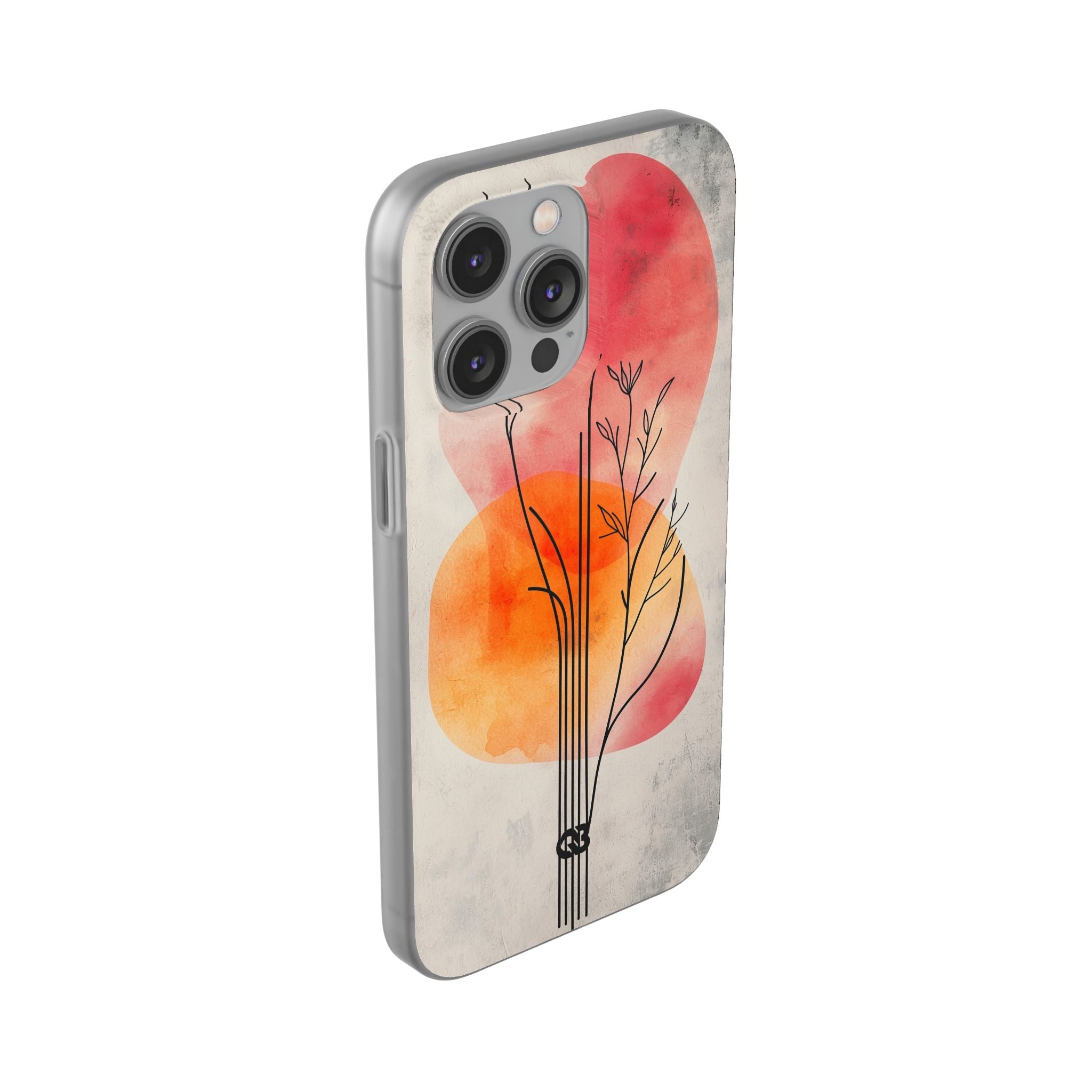 Crimson Bloom Lineage · Soft Phone Case for iPhone