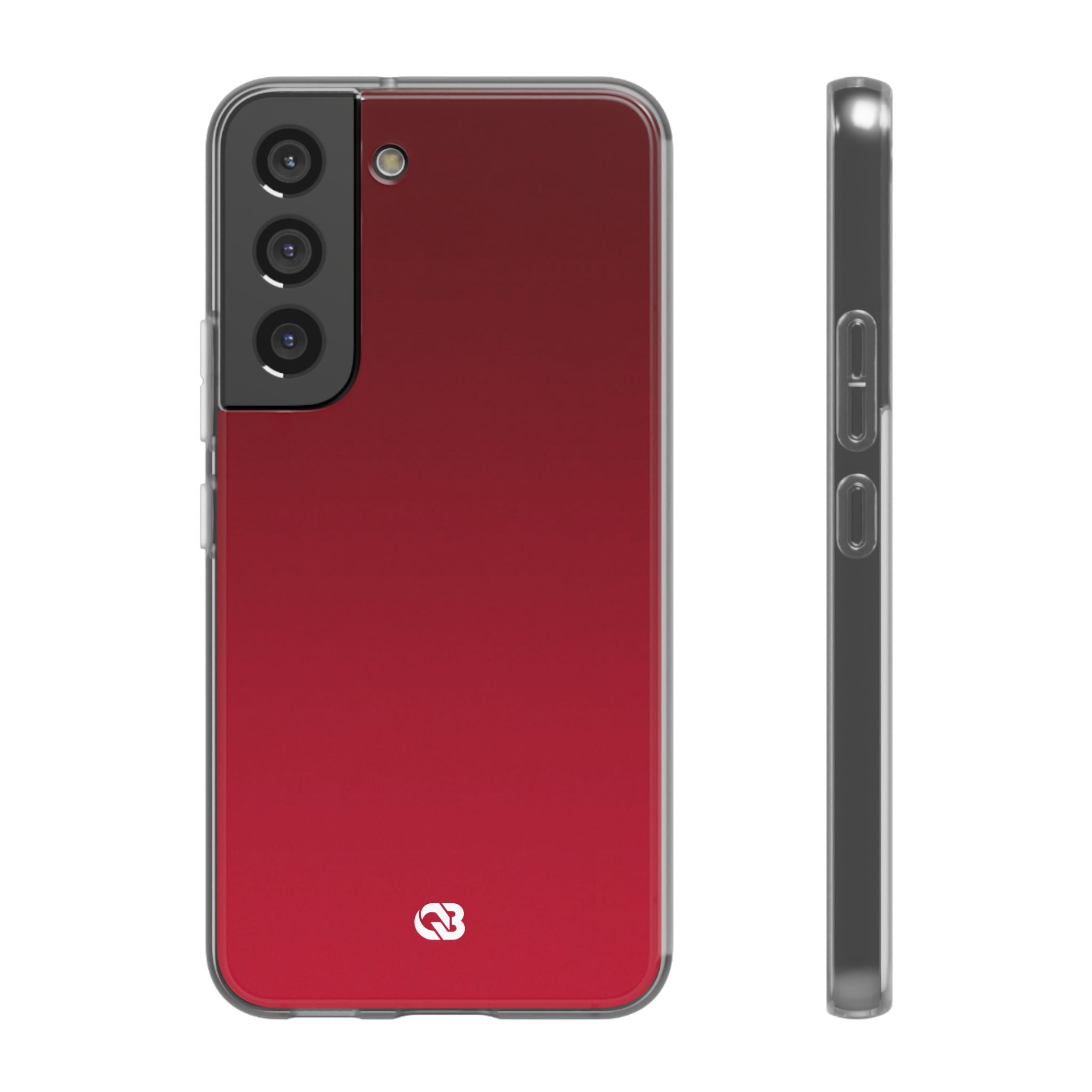 Red Lite Phone Case for Samsung - Crimson Velvet Fade