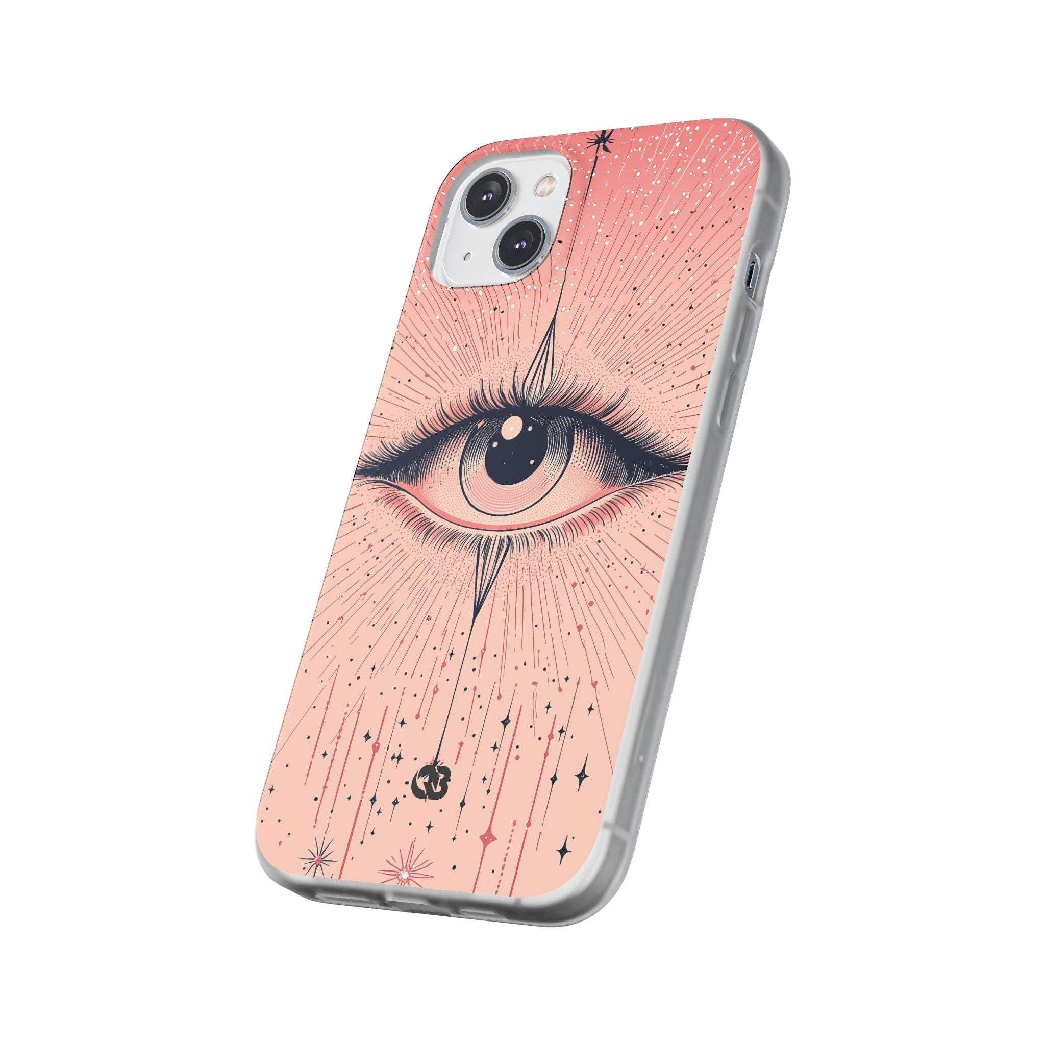 Obsidian Cosmic Gaze · Soft Phone Case for iPhone