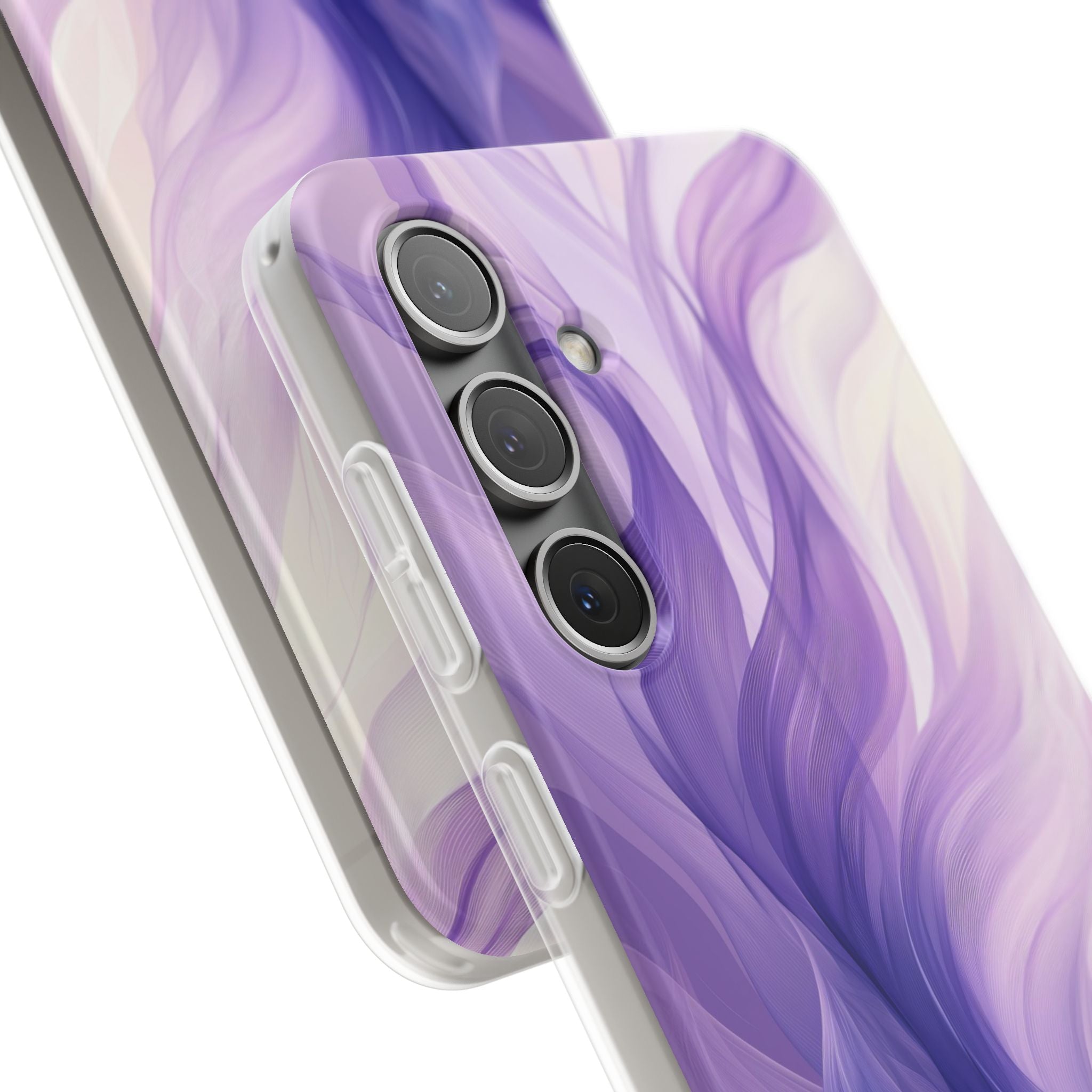 Amethyst Silk Waves · Soft Phone Case for Samsung