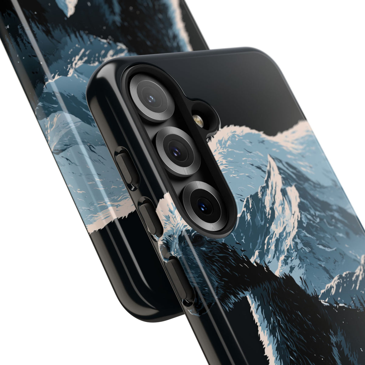 Nordic Arctic Bear · Tough Phone Case for Samsung · Black