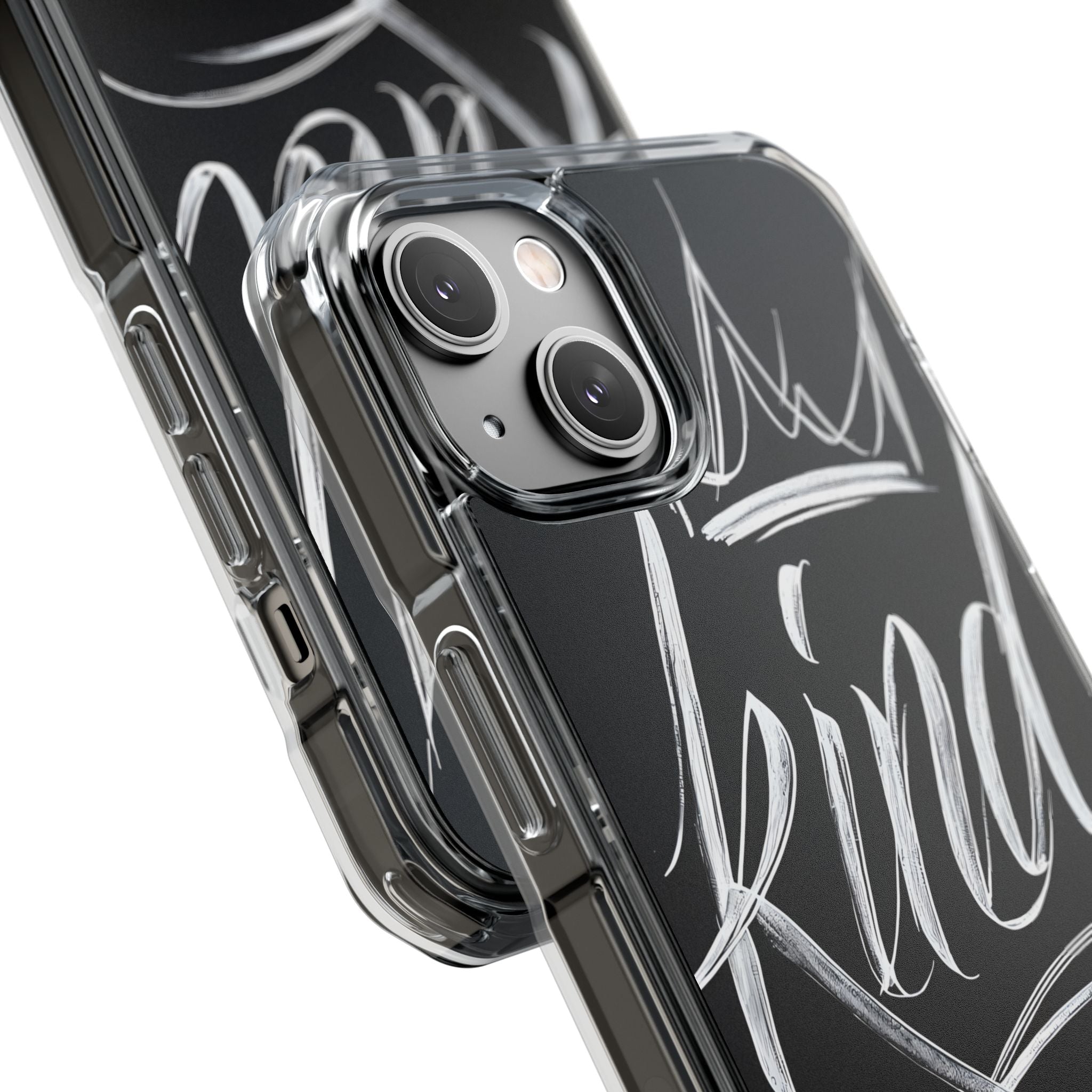 Noir Crown Script · Impact Phone Case for iPhone · Magsafe
