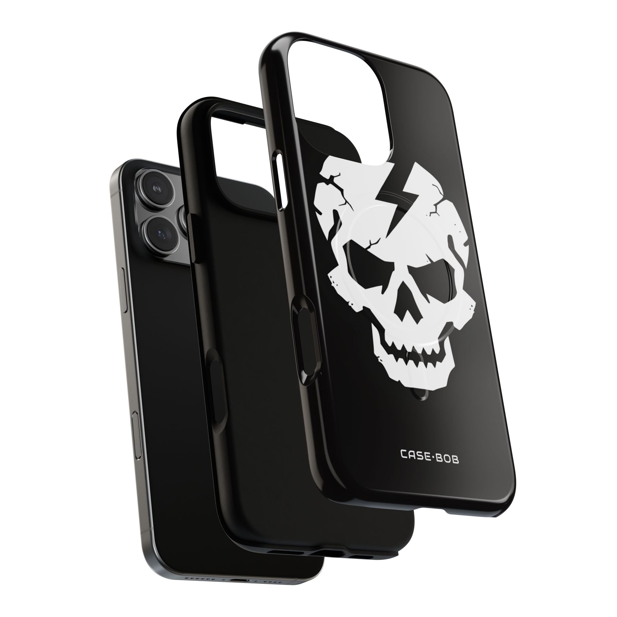 Lightning Skull iPhone 16 Pro Max Case - Tough+