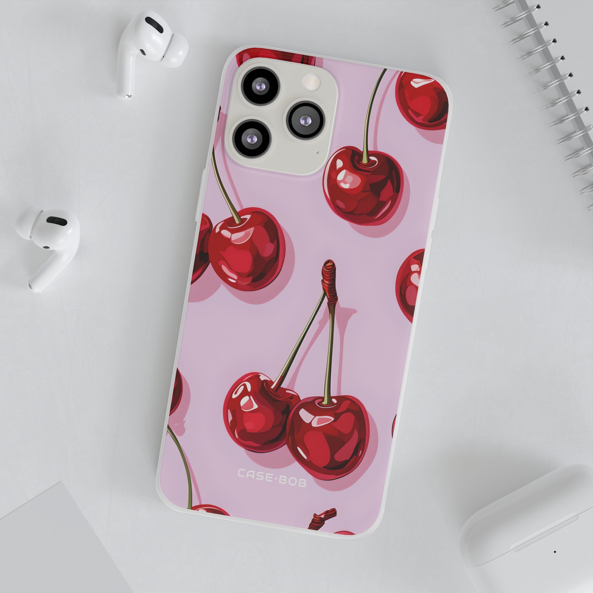 Glossy Cherry Burst iPhone 13 Pro Max - Soft - CASE•BOB