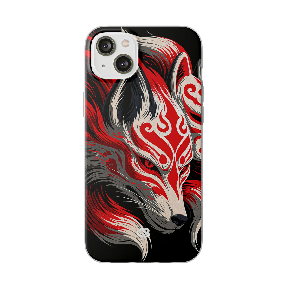 Crimson Kitsune Spirit · Lite Phone Case for iPhone · Red