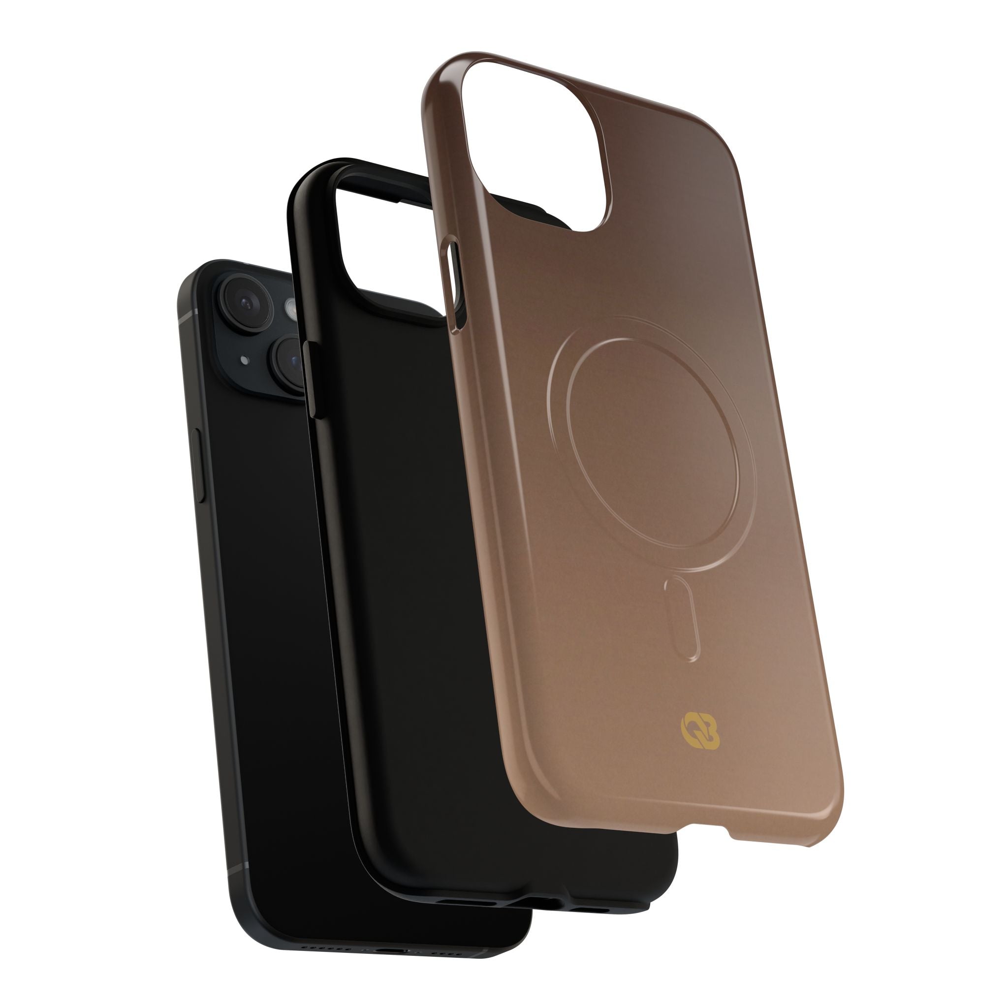 Brown Tough 2.0 Magsafe Phone Case for iPhone - Smoked Caramel Fade