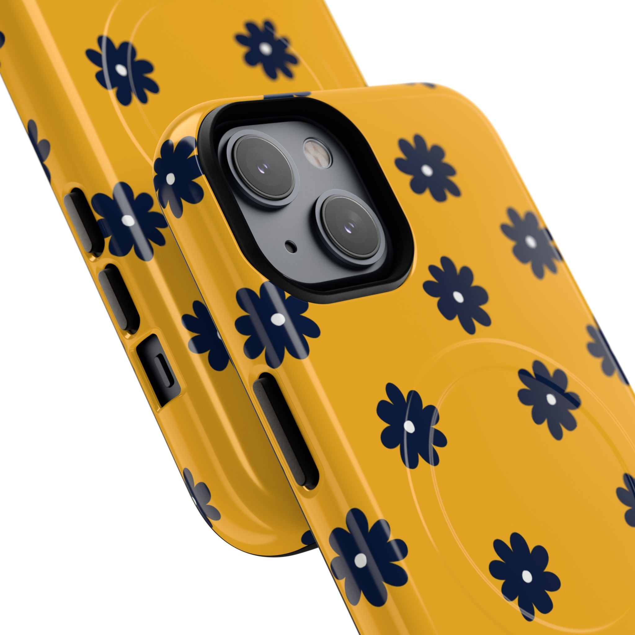 Navy Daisy Mustard · Tough+ Phone Case for iPhone · Magsafe