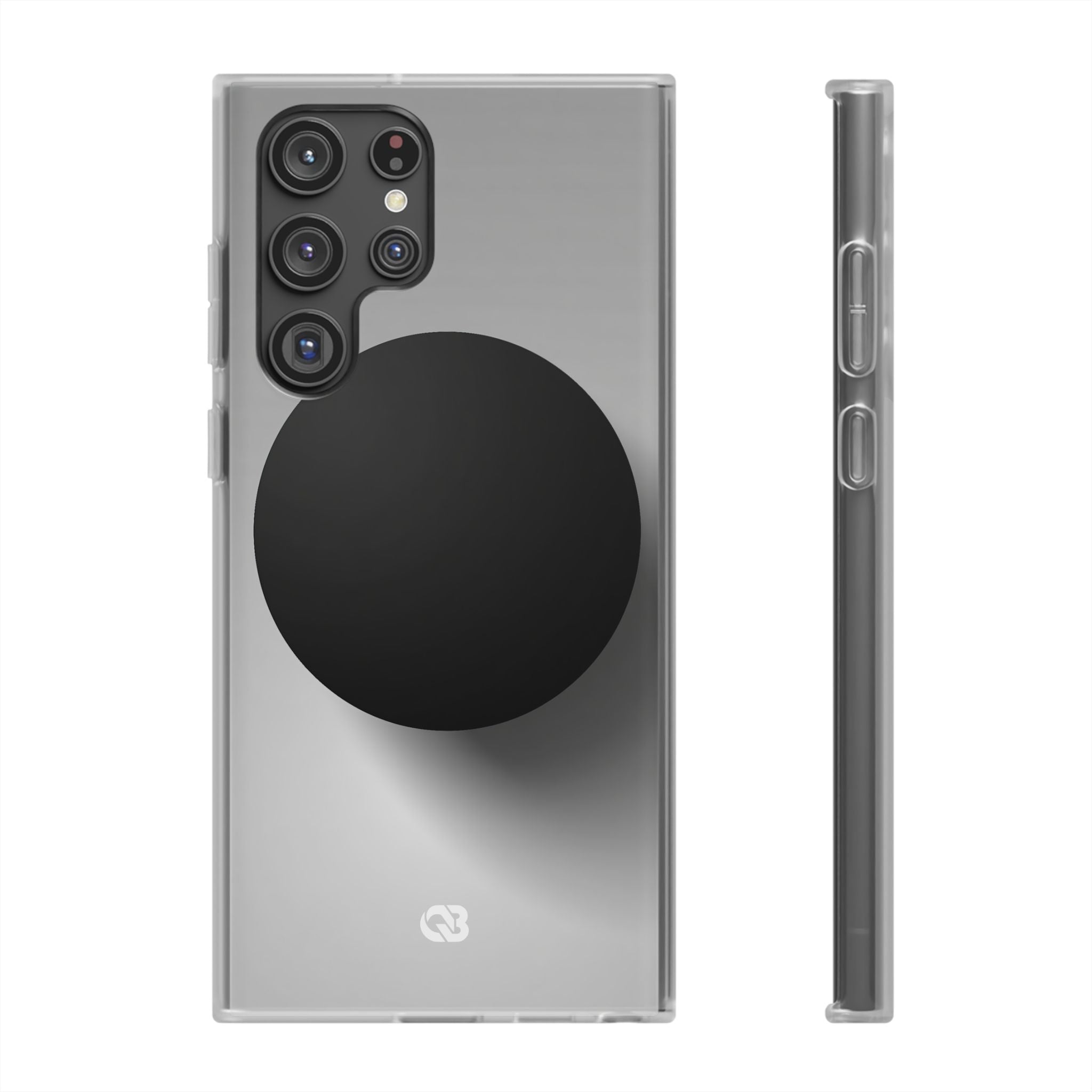 Grey Lite Phone Case for Samsung - Matte Onyx Sphere