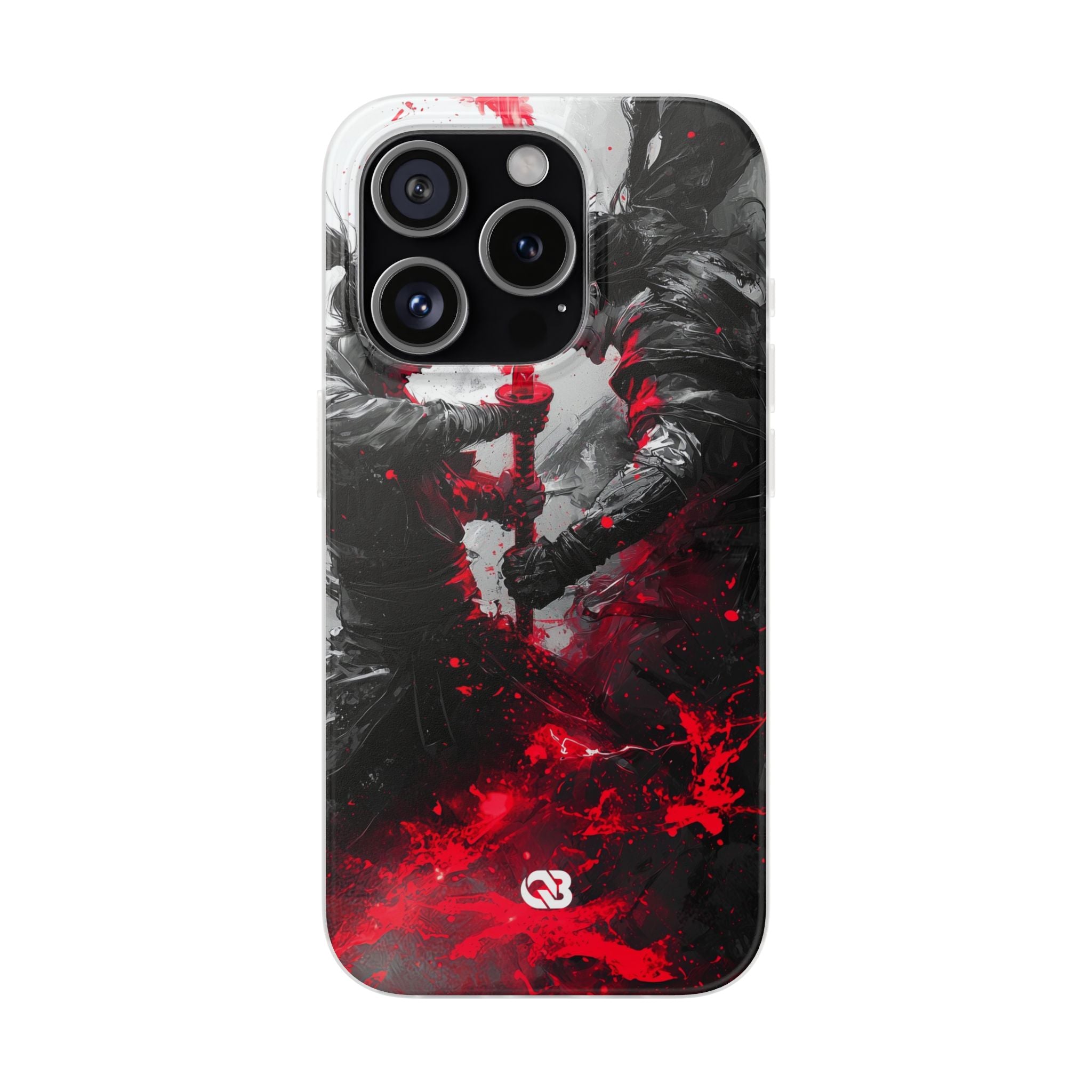 Shattered Crimson Duel · Soft Capa para iPhone