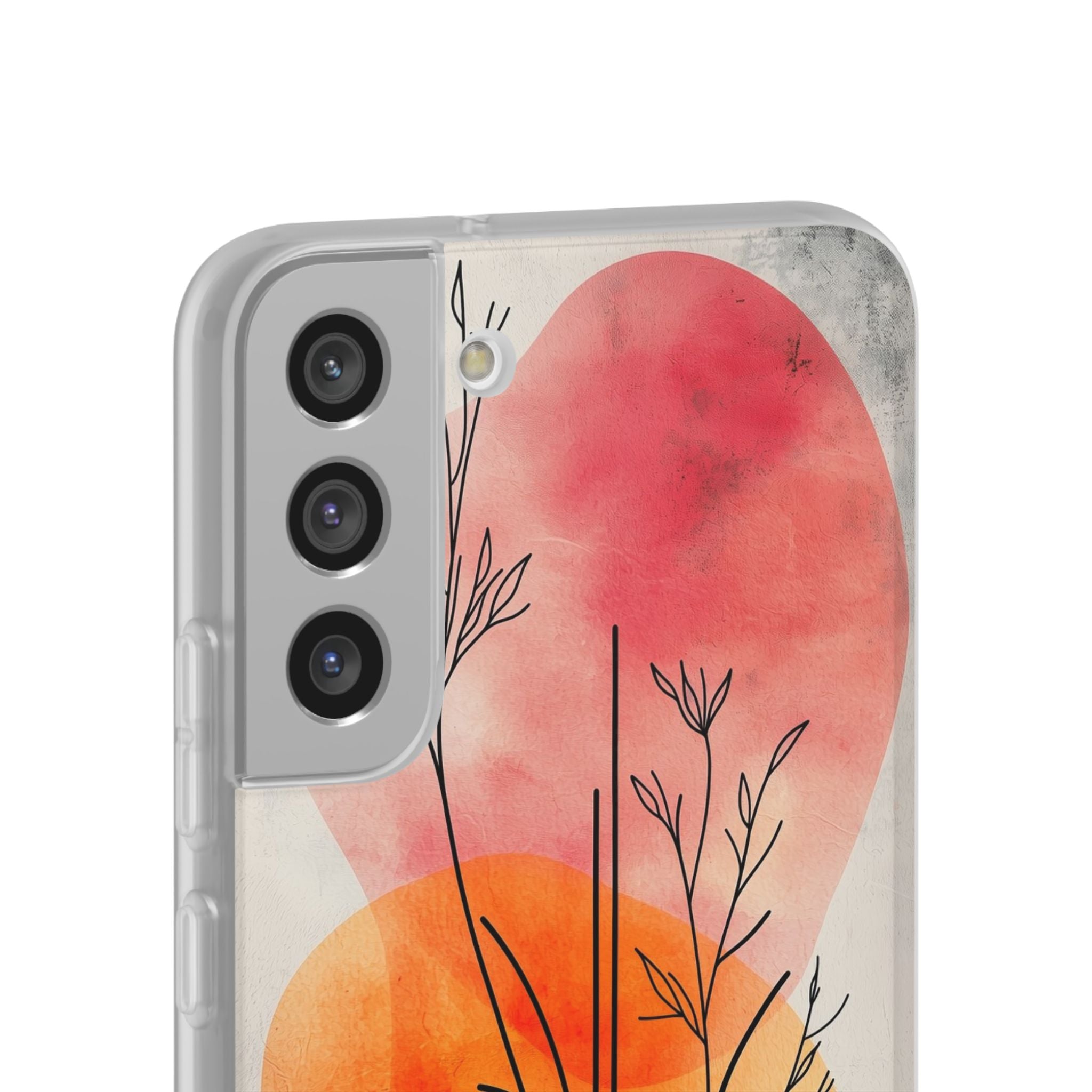 Crimson Bloom Lineage · Soft Phone Case for Samsung
