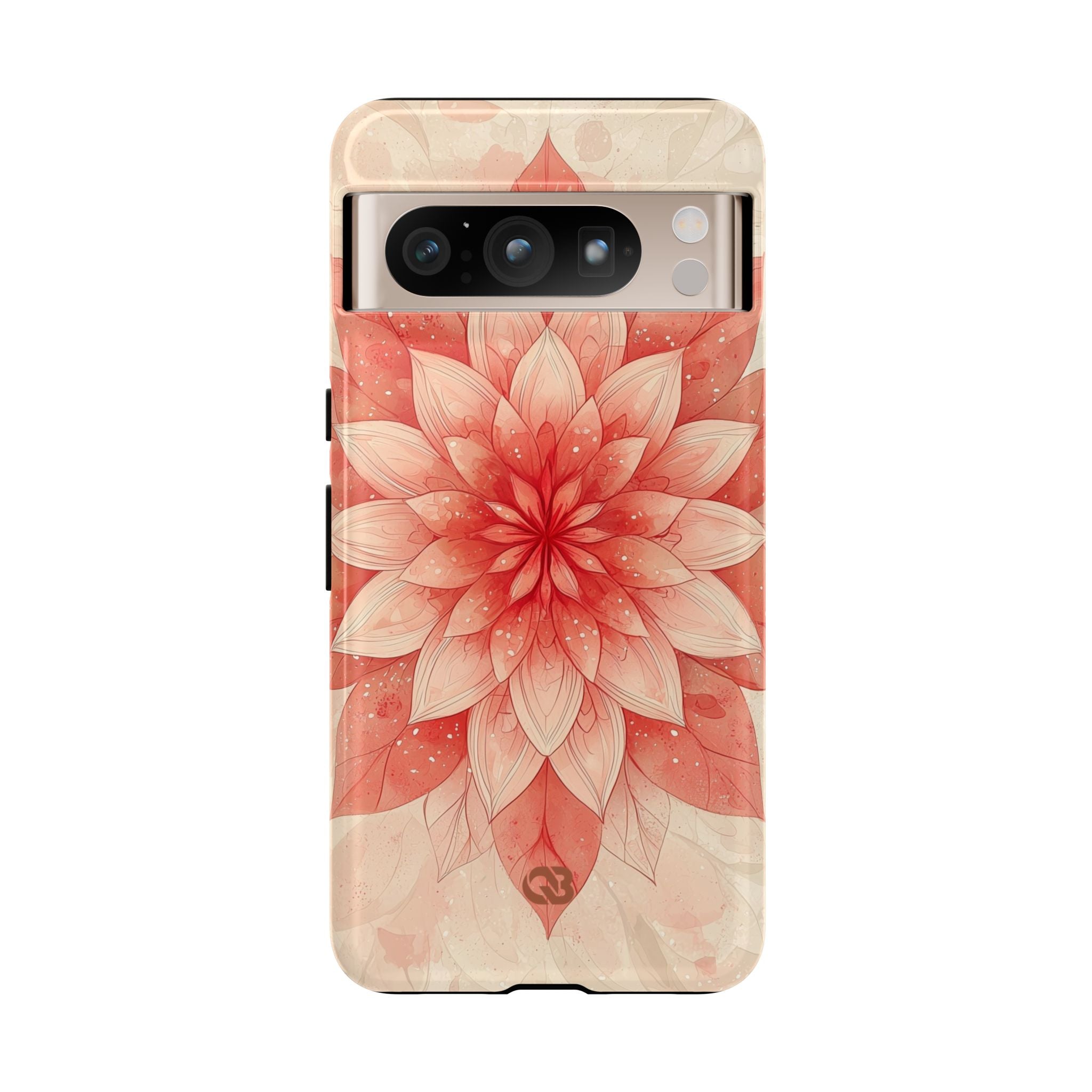 Coral Layered Bloom · Tough Phone Case for Google Pixel