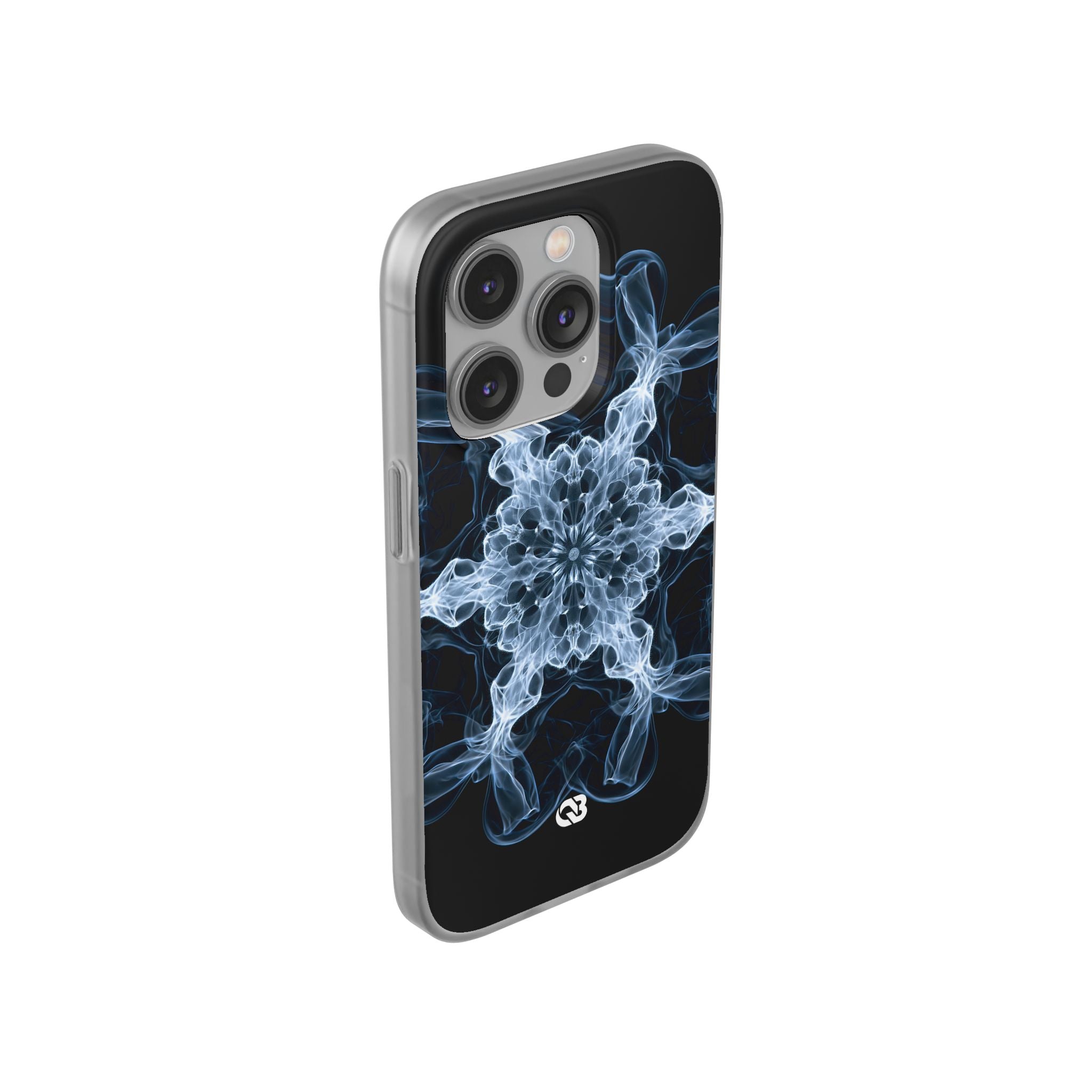 Blue Lite Phone Case for iPhone - Glacial Smoke Crown