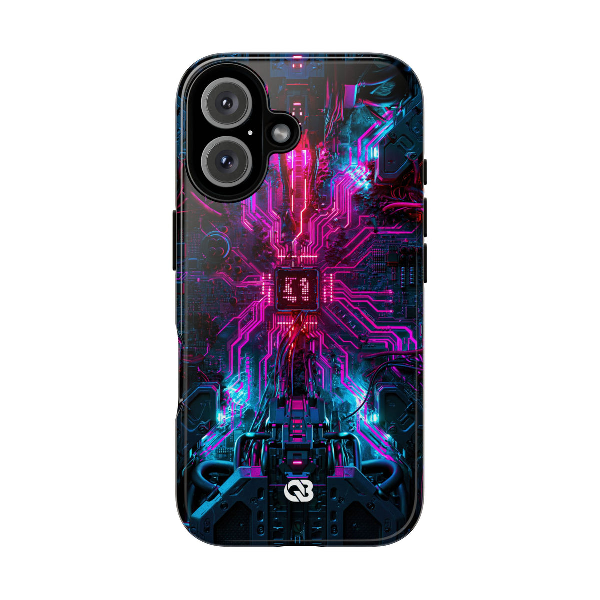 Neural Circuit Core · Tough Phone Case for iPhone · Black