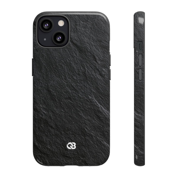 Obsidian Slate · Tough Phone Case for iPhone · Black