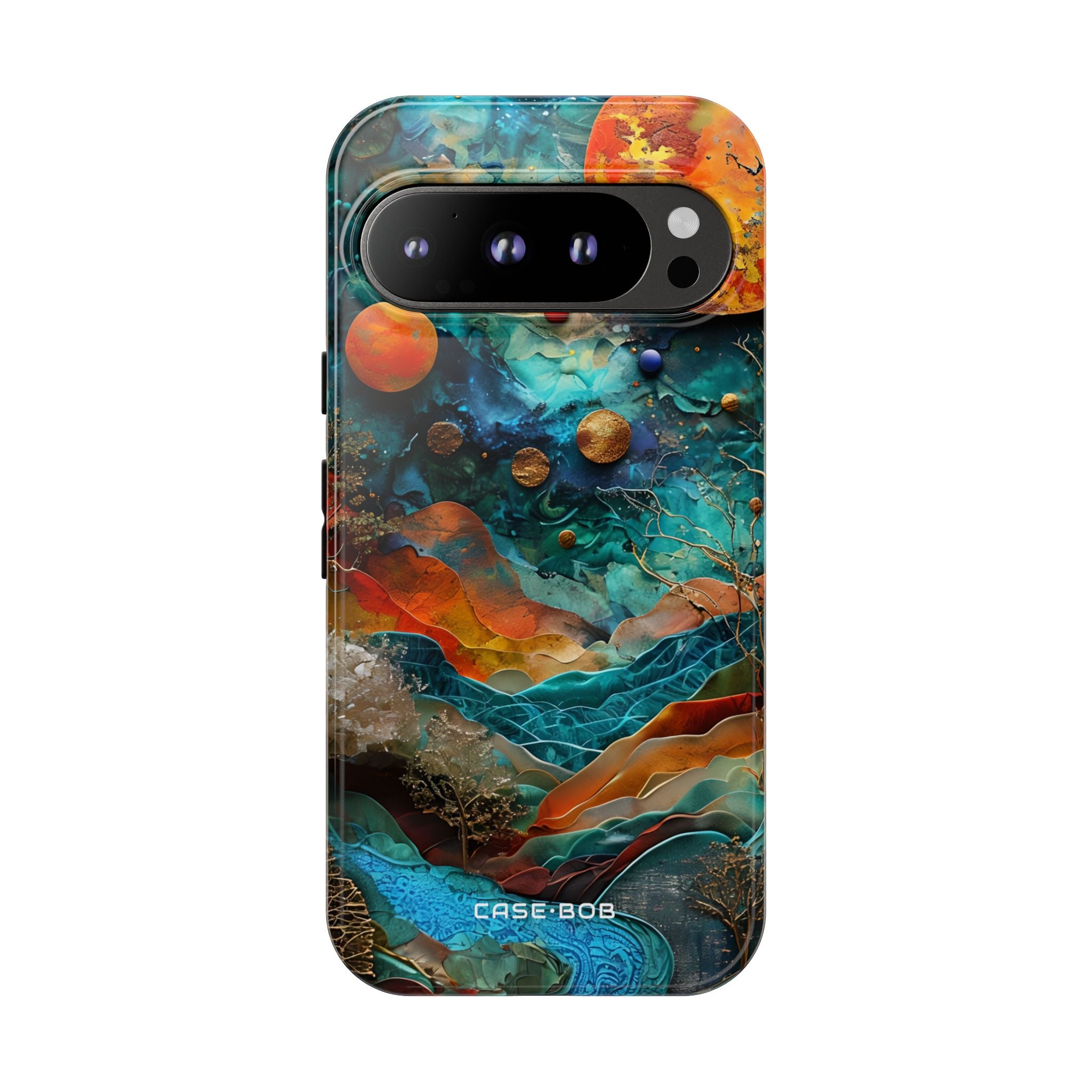 Celestial Ember Google Pixel 9 Pro Case - Tough