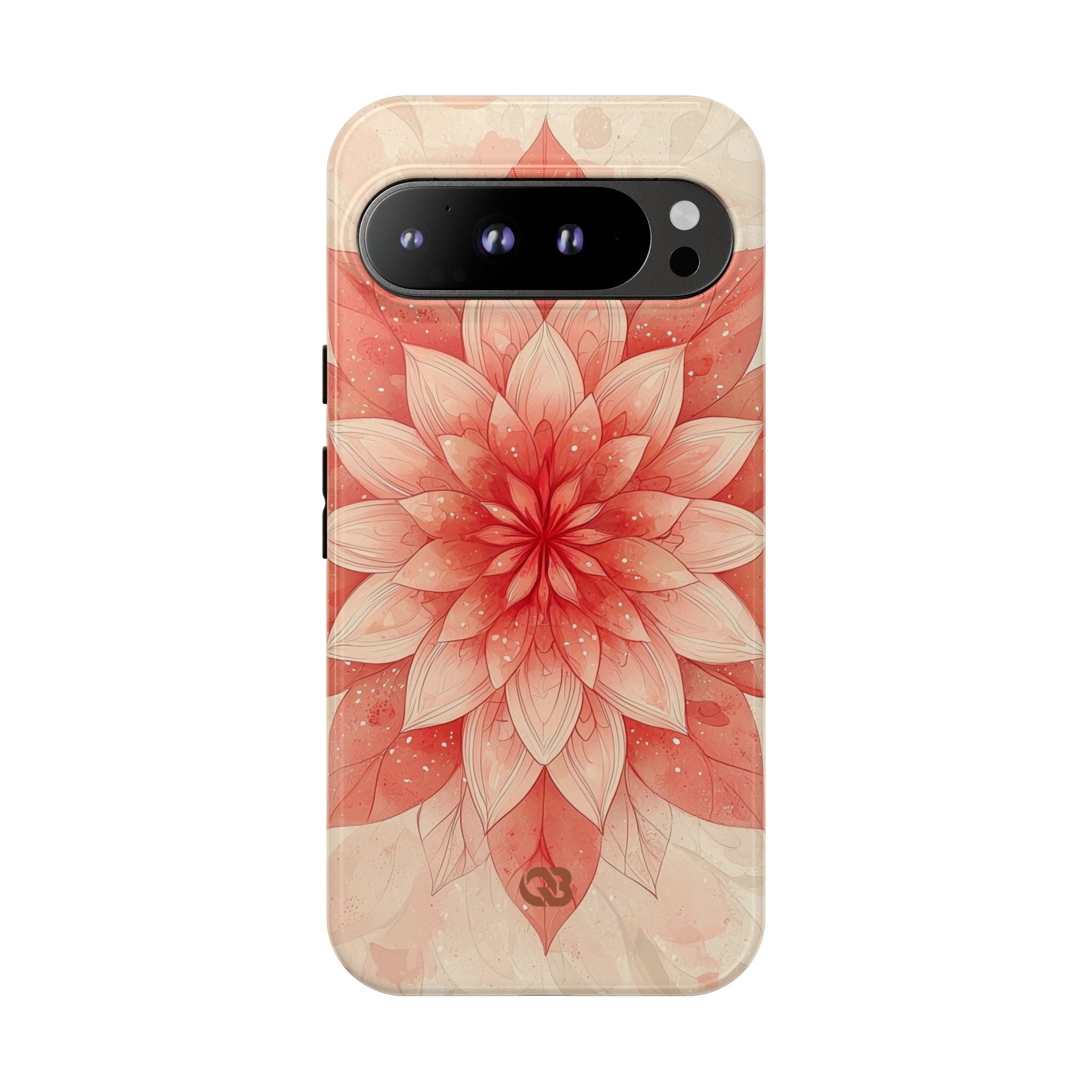Coral Layered Bloom · Tough Etui na telefon dla Google Pixel