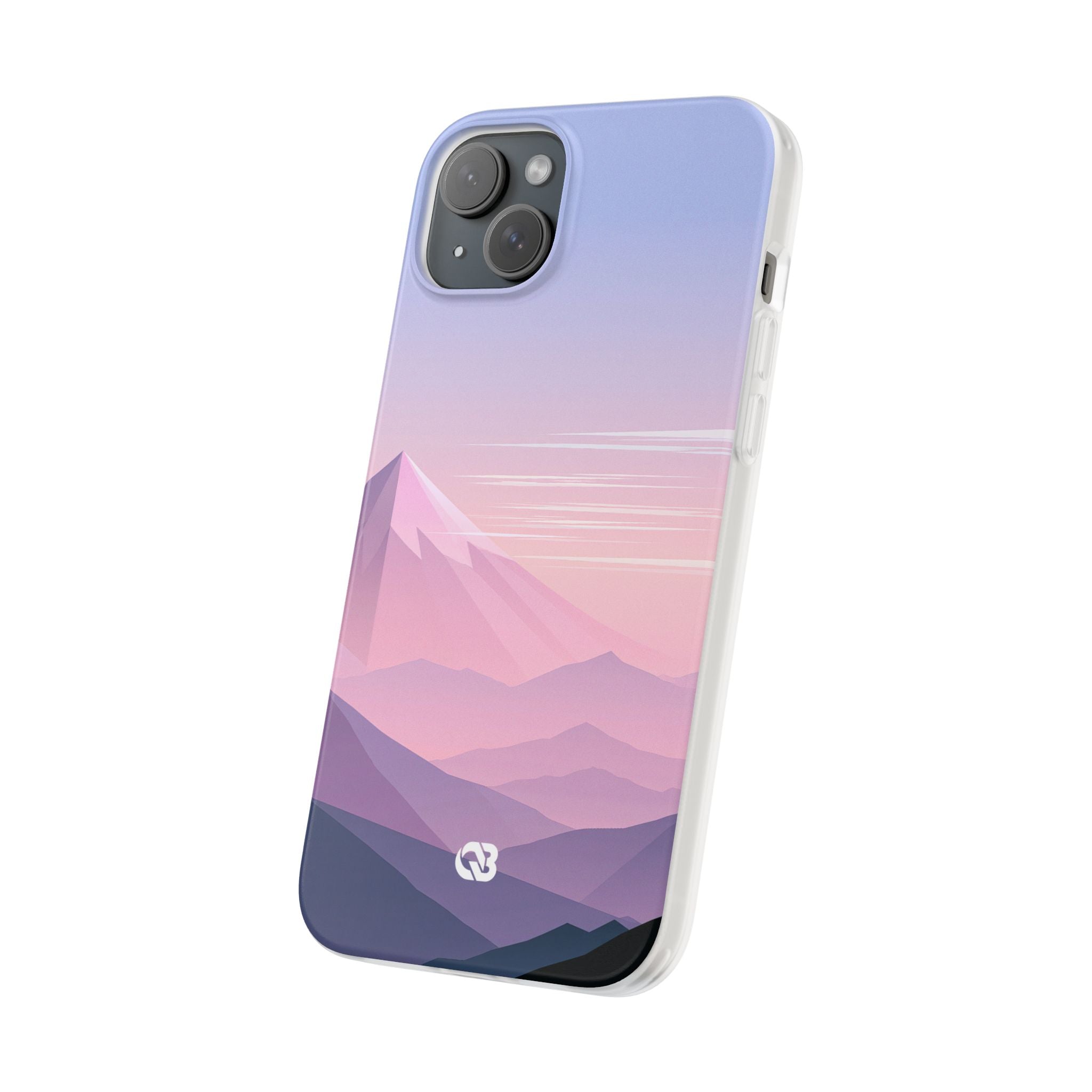 Purple Lite Phone Case for iPhone - Lavender Alpine Dawn