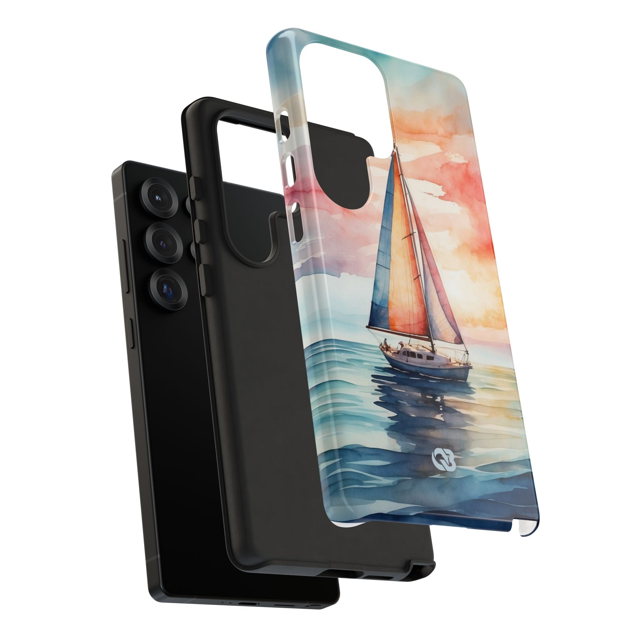 Crimson Horizon Sail · Tough Phone Case for Samsung