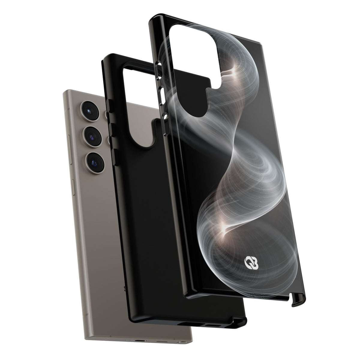 Luminous Vortex · Tough Phone Case for Samsung · Black