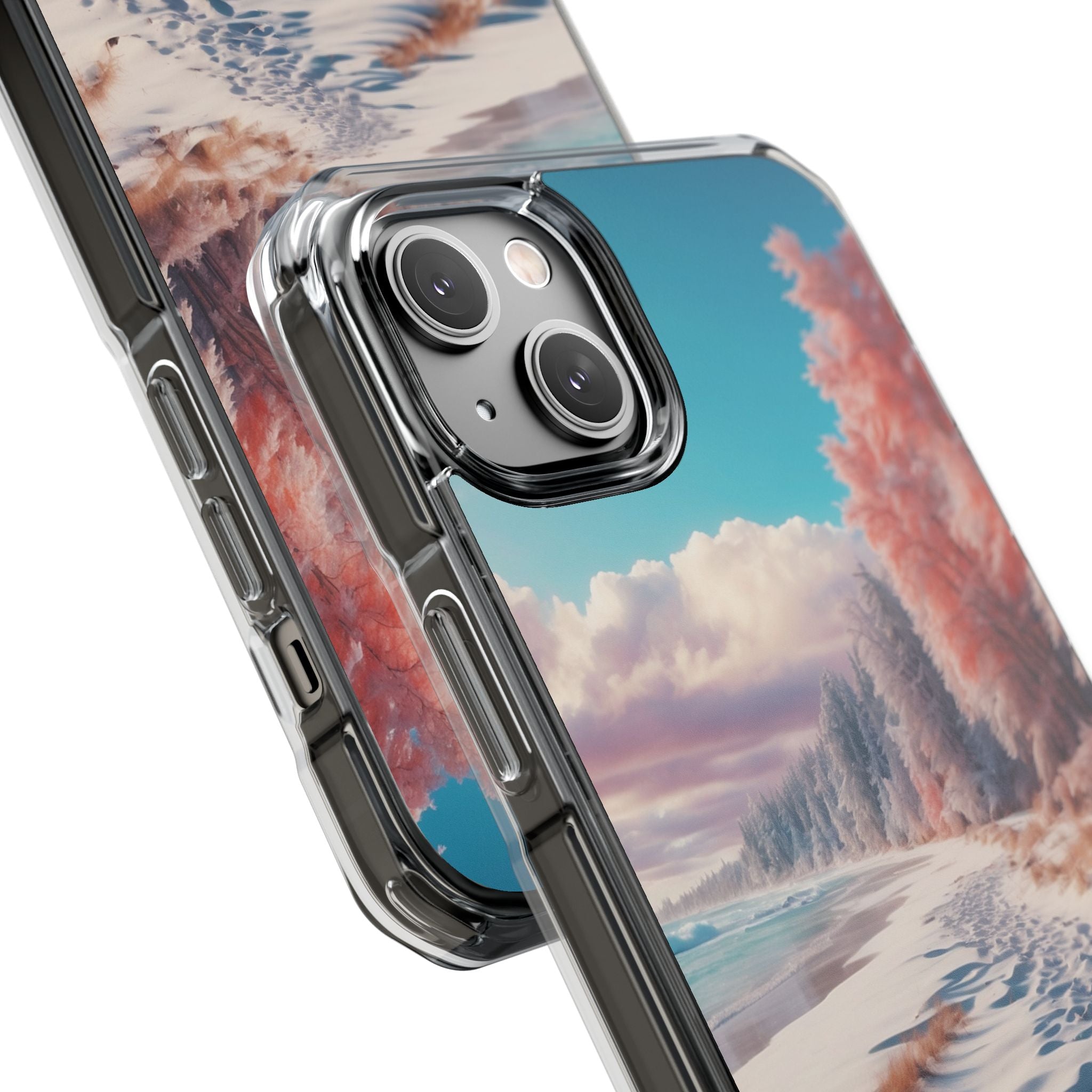 Snowy Footprints iPhone 14 Plus Case - Impact