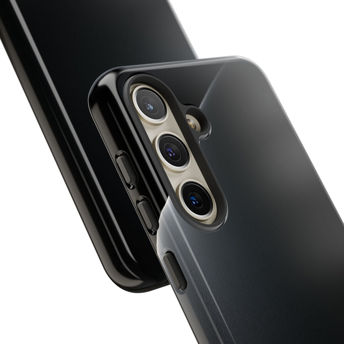Black Tough Phone Case for Samsung - Obsidian Lunar Arch
