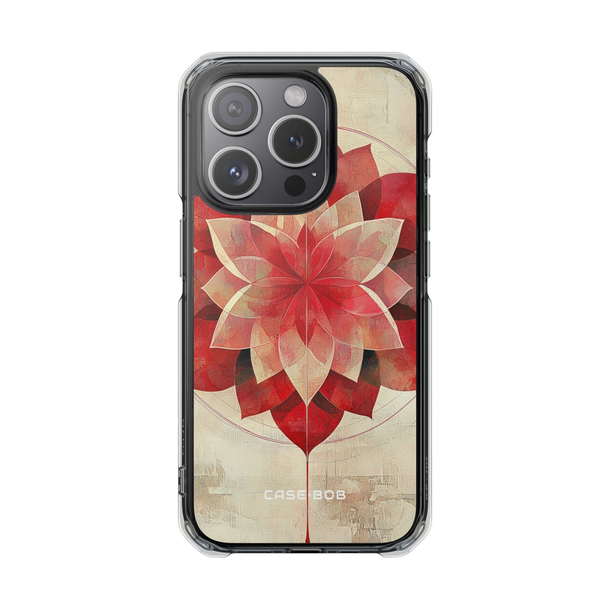 Crimson Bloom iPhone 15 Pro Case - Impact