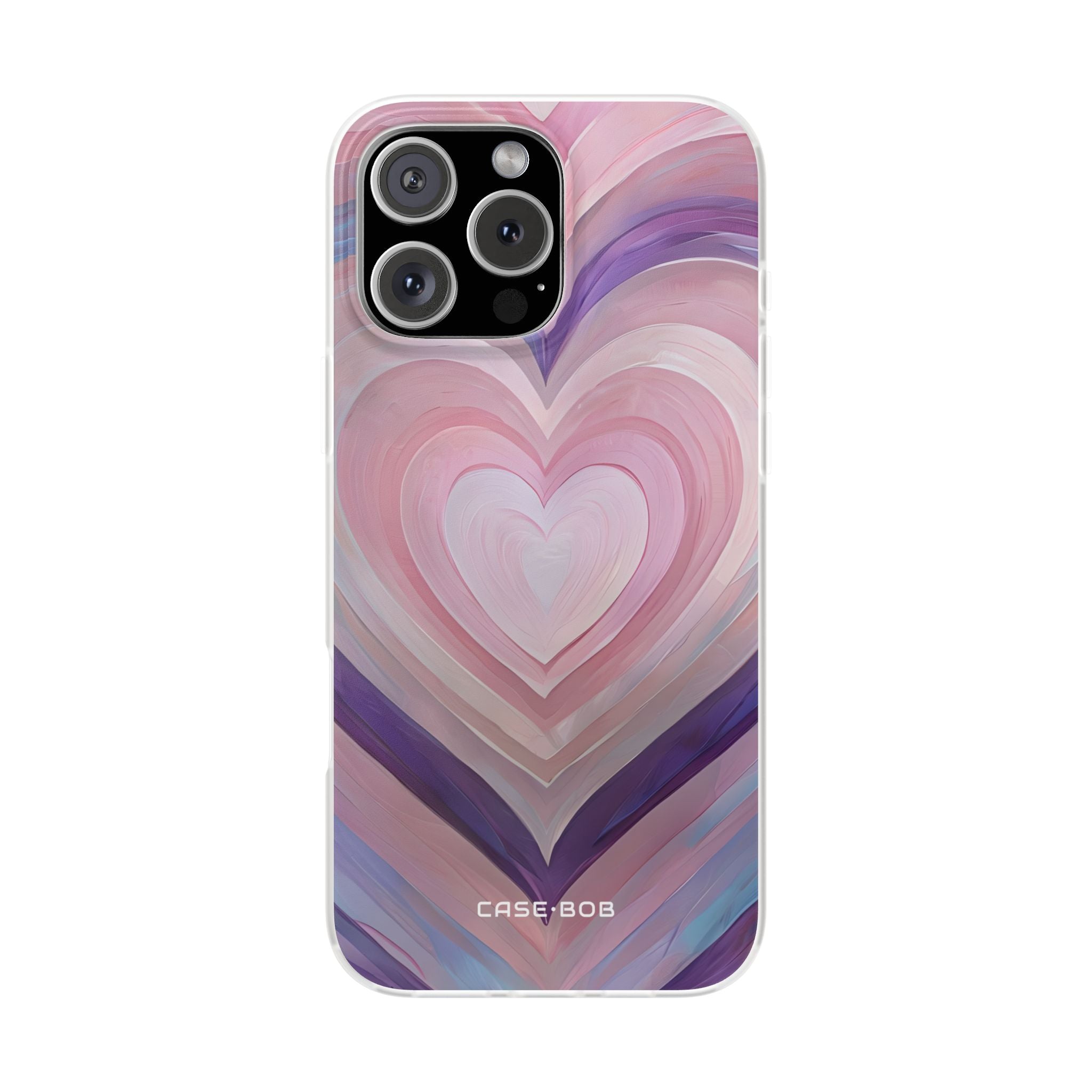 Strahlendes Heartbrush iPhone 16 Pro Max Case - Soft