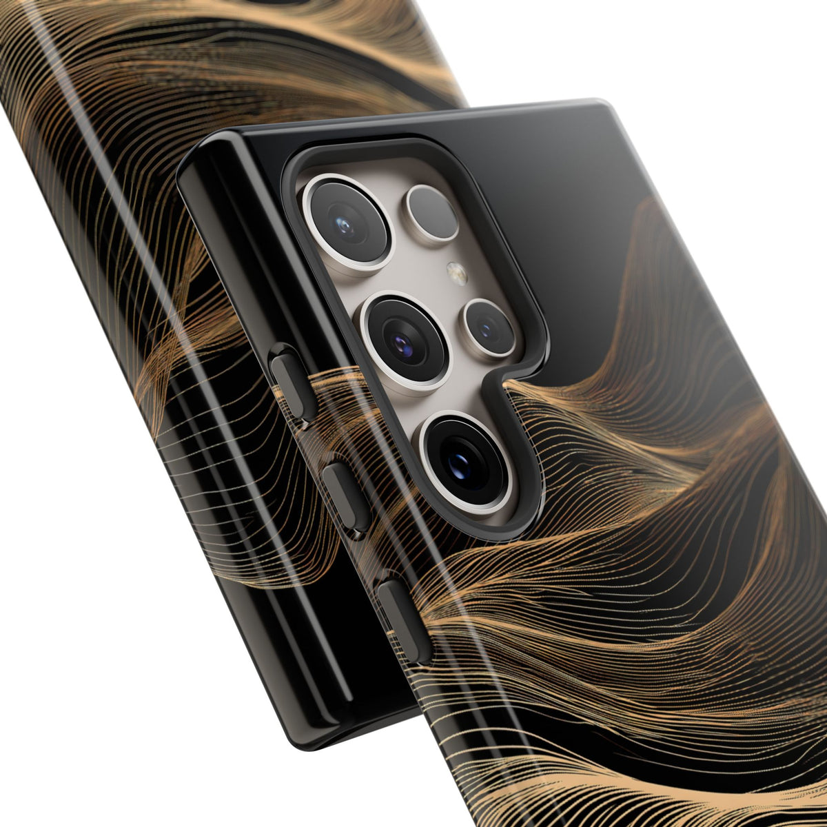 Gilded Ridge · Tough Phone Case for Samsung · Black