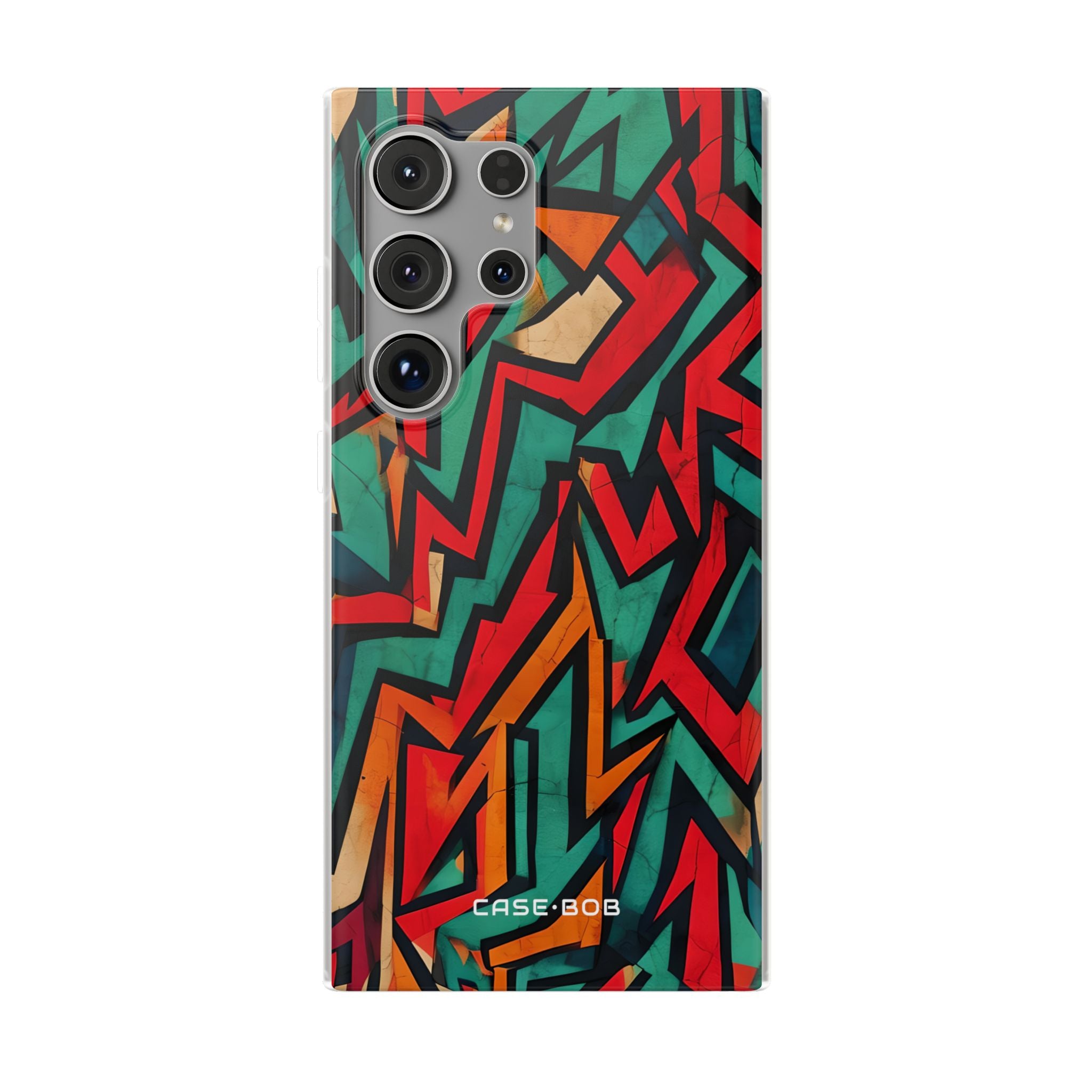 Crimson Zigzag Samsung S24 Ultra Case - Soft
